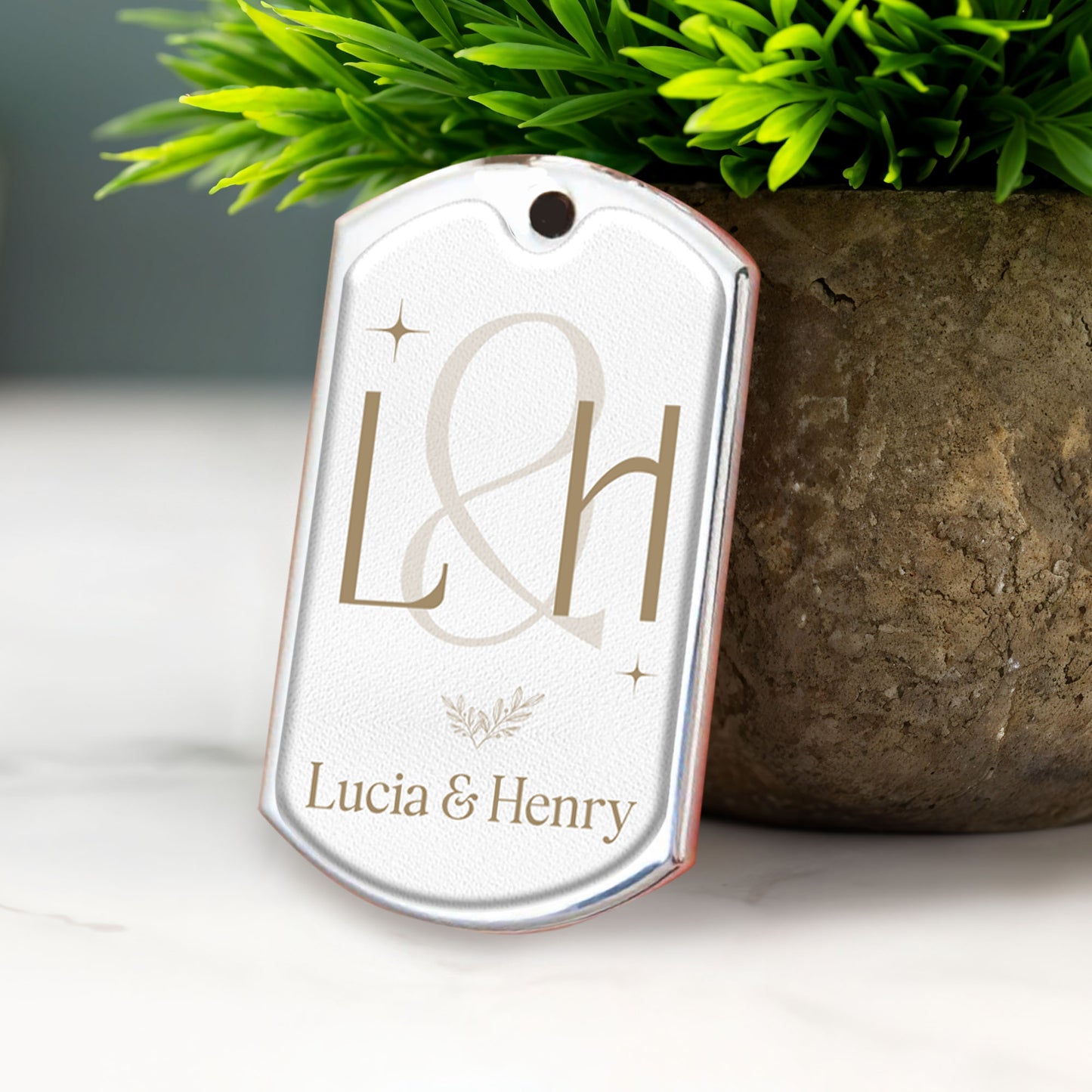 Celebrate Your Special Place With Custom Initials and Heart-Shaped Map