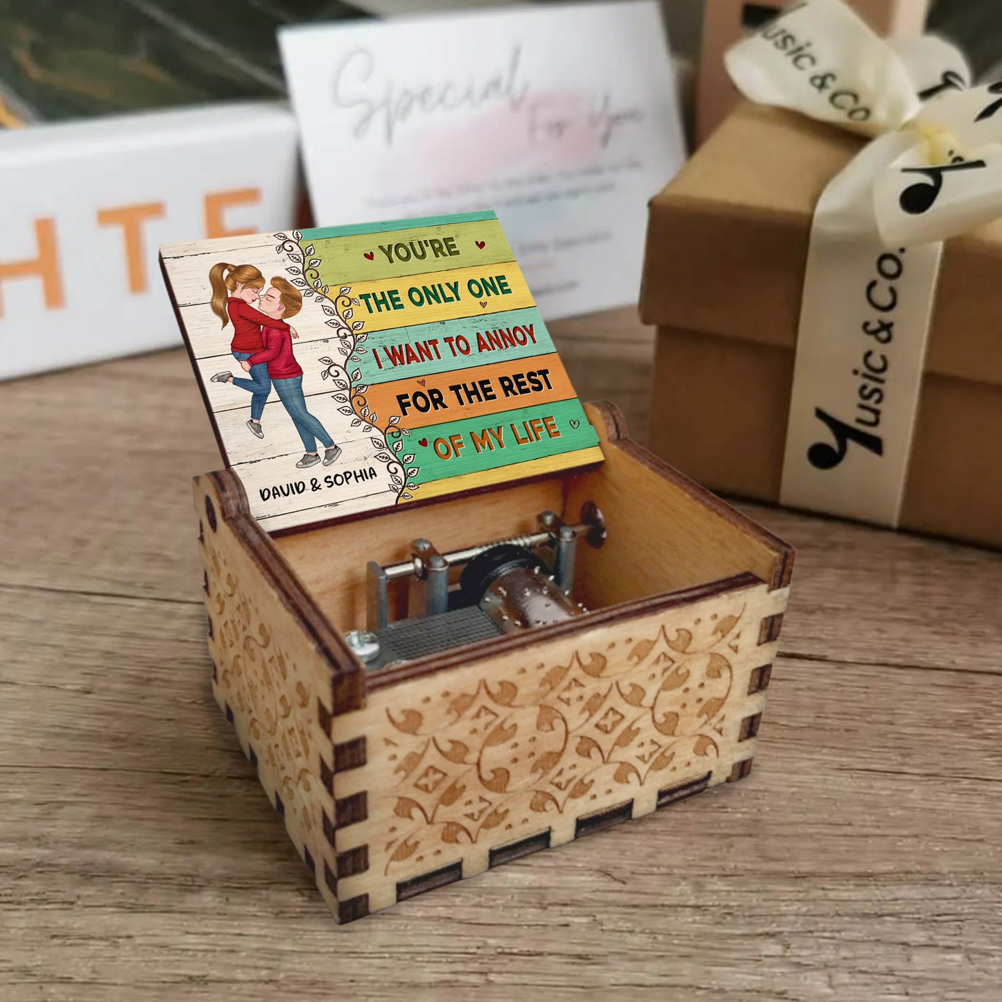 You're The Only One I Want To Annoy, Couple Embracing Love