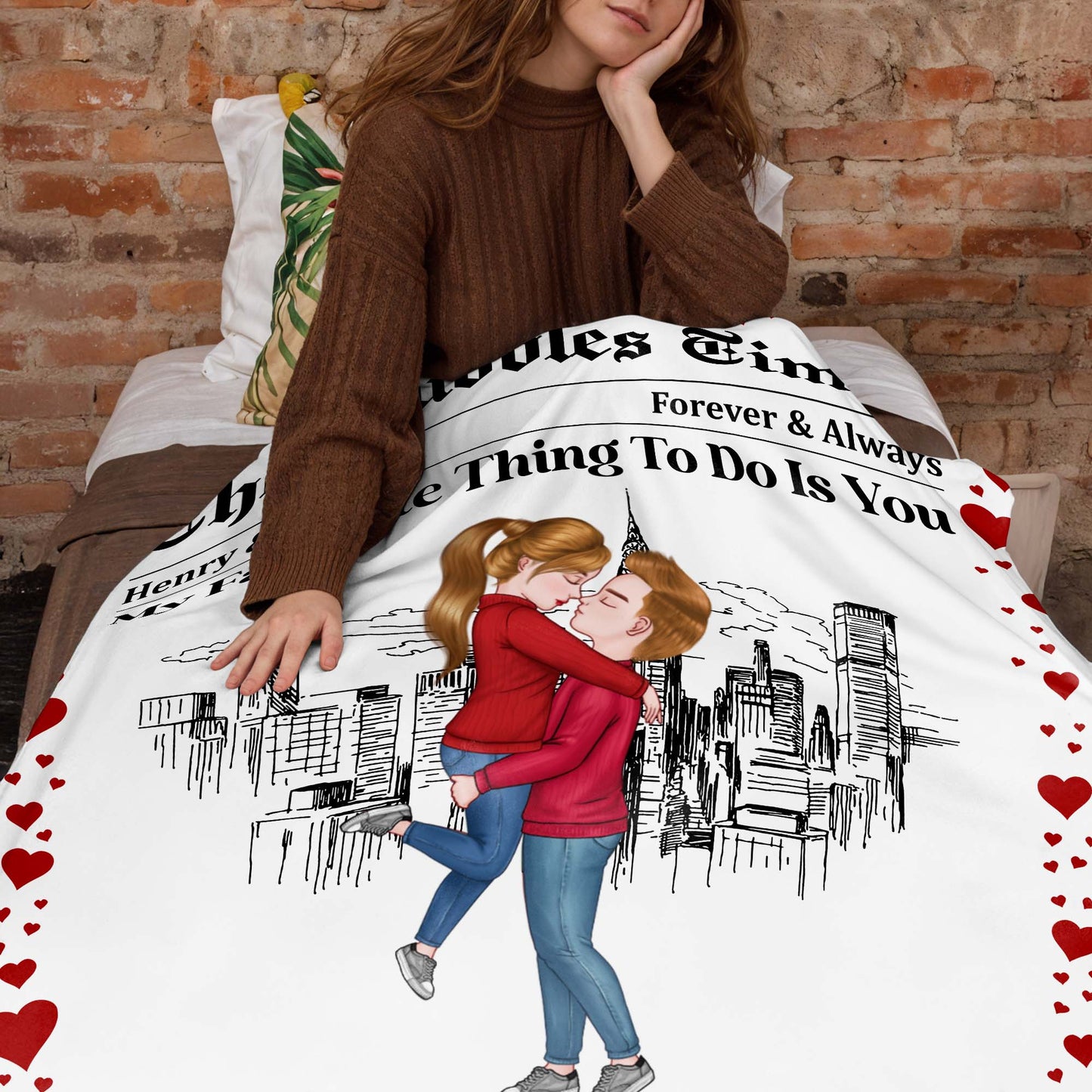 Forever And Always My Favorite Thing To Do Is You, Hearts And Skyline