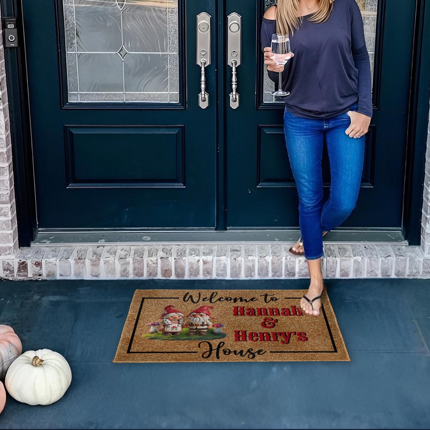 Welcome To Our House Garden Gnomes Design