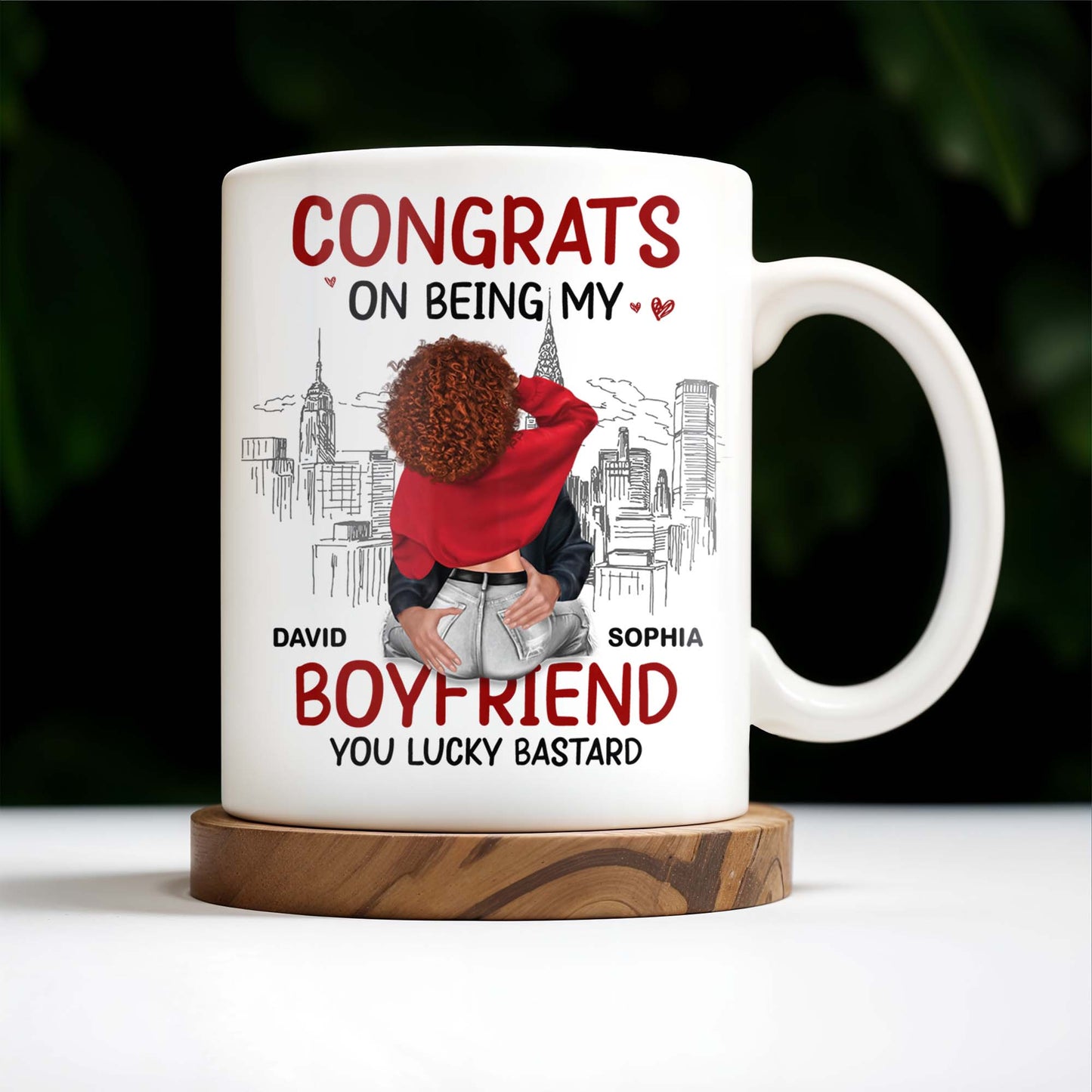 Congrats On Being My Boyfriend Cityscape Design