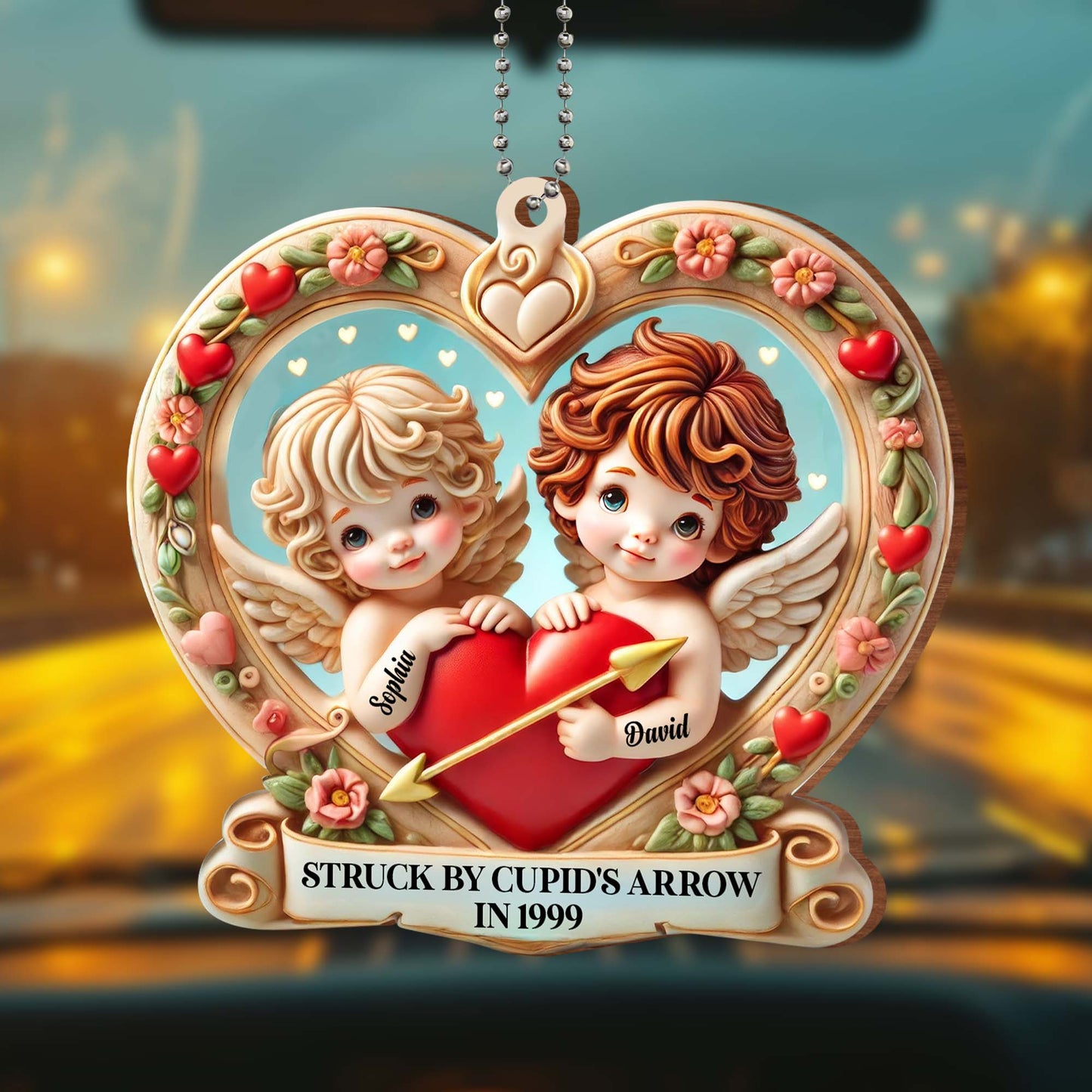 Struck By Cupid's Arrow With Angels