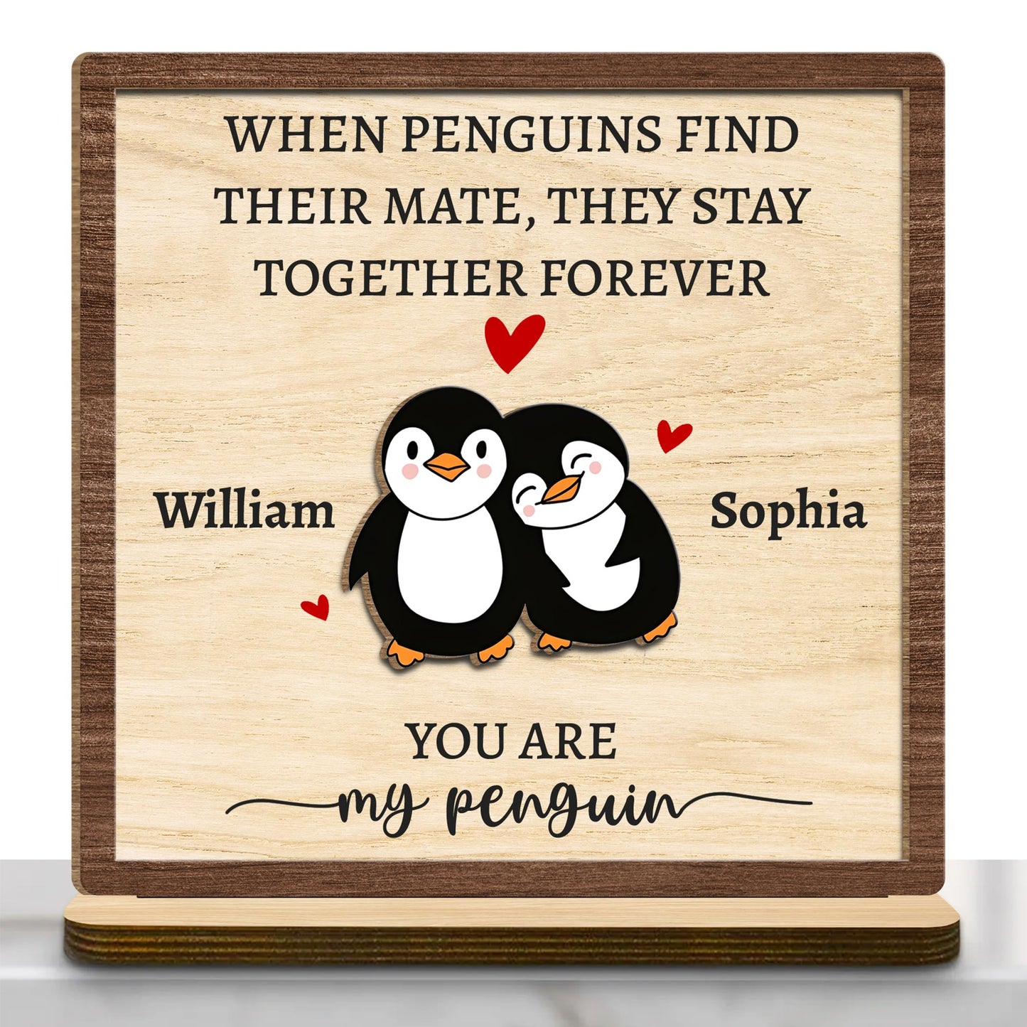 When Penguins Find Their Mate, Stay Together Forever