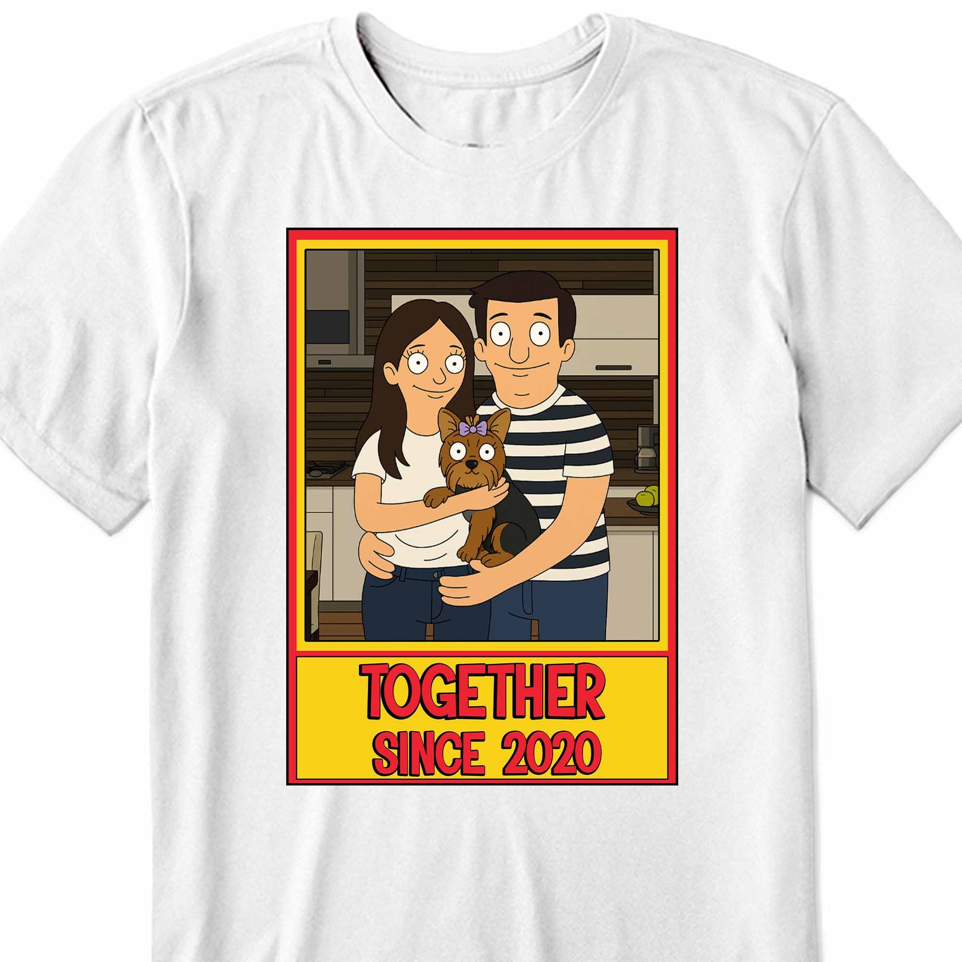 Together Since, Couple And Dog