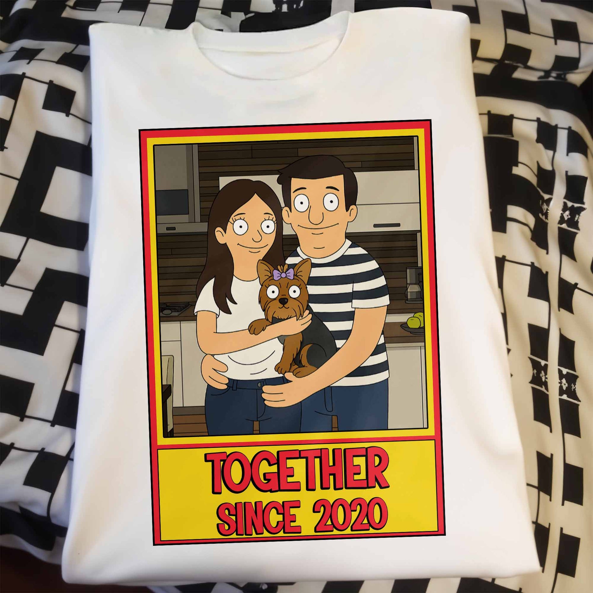 Together Since, Couple And Dog