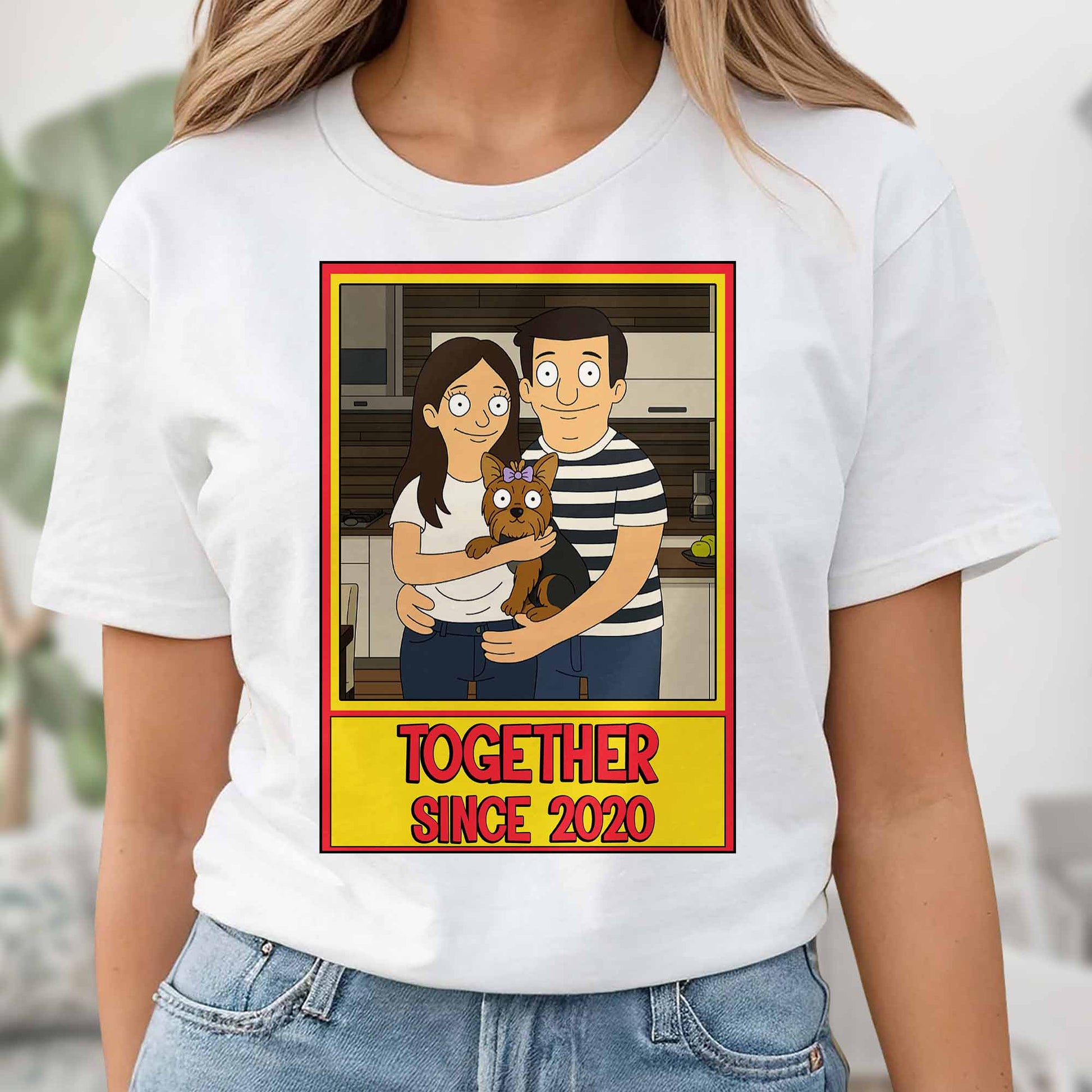 Together Since, Couple And Dog