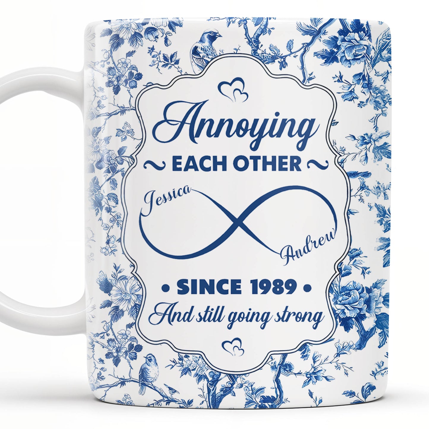 Annoying Each Other Since, Flowers and Birds Design