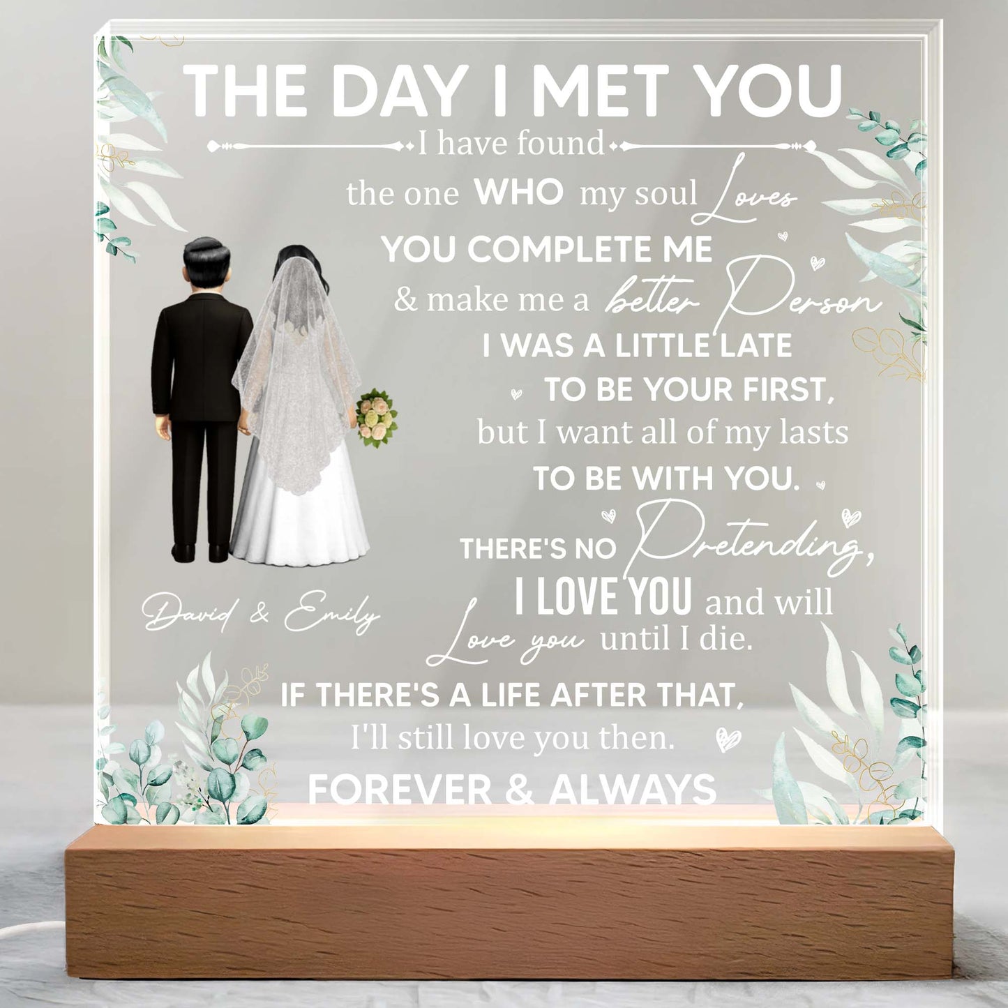 The Day I Met You, You Complete Me, Loving Couple