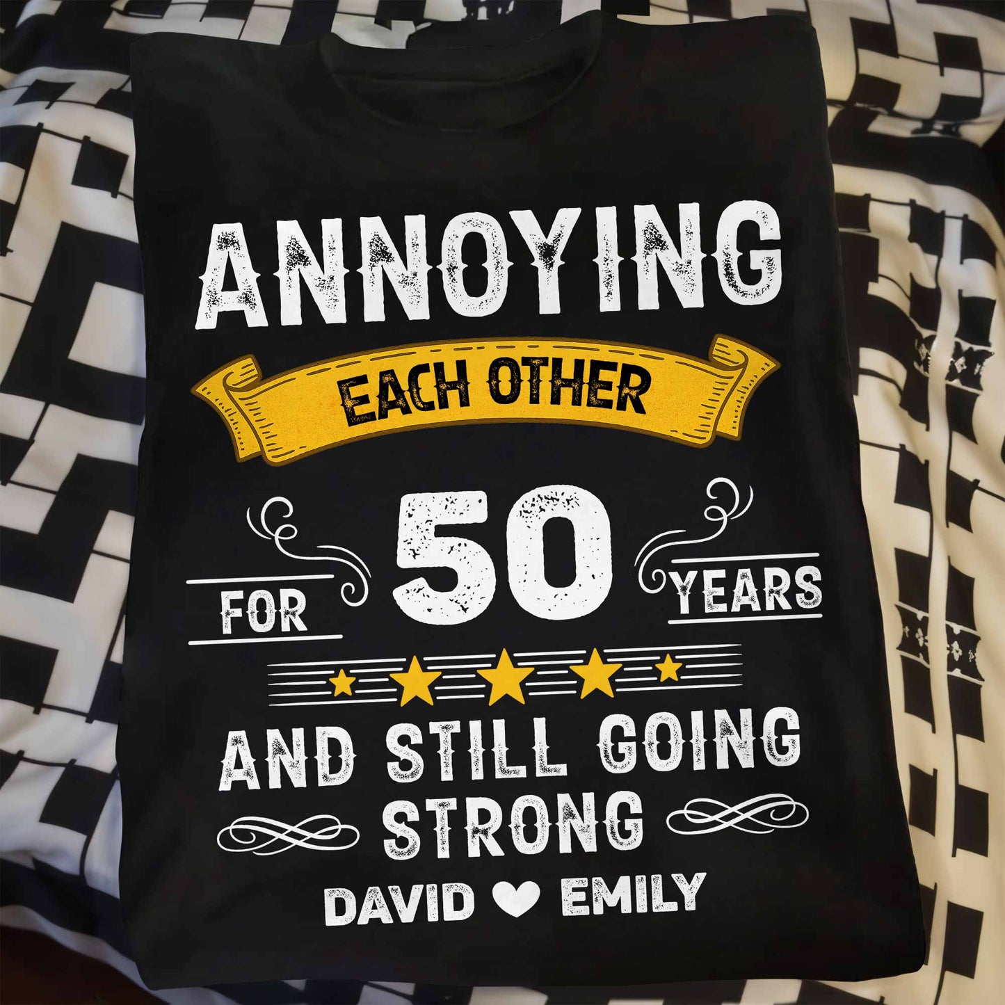 Annoying Each Other For 50 Years With Stars And Banner