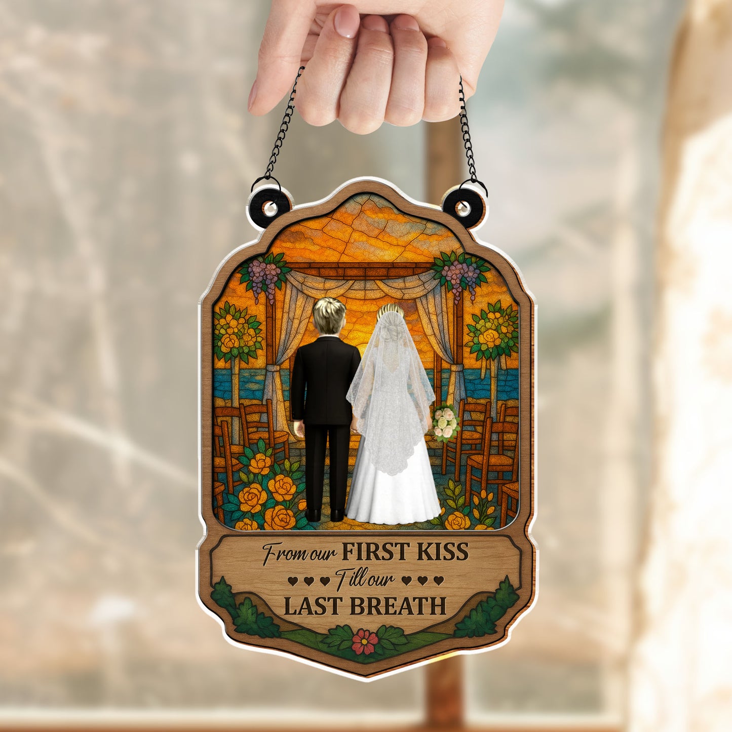 From Our First Kiss Till Our Last Breath, Wedding Couple