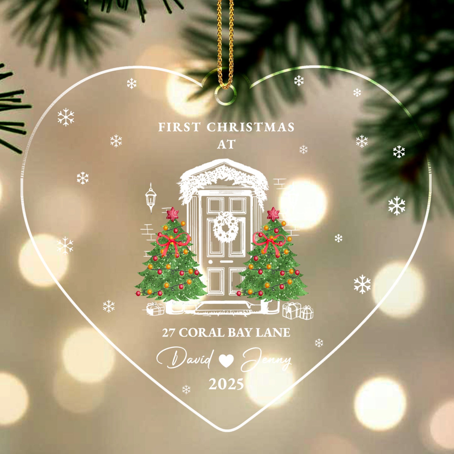 First Christmas At New Home With Festive Decor