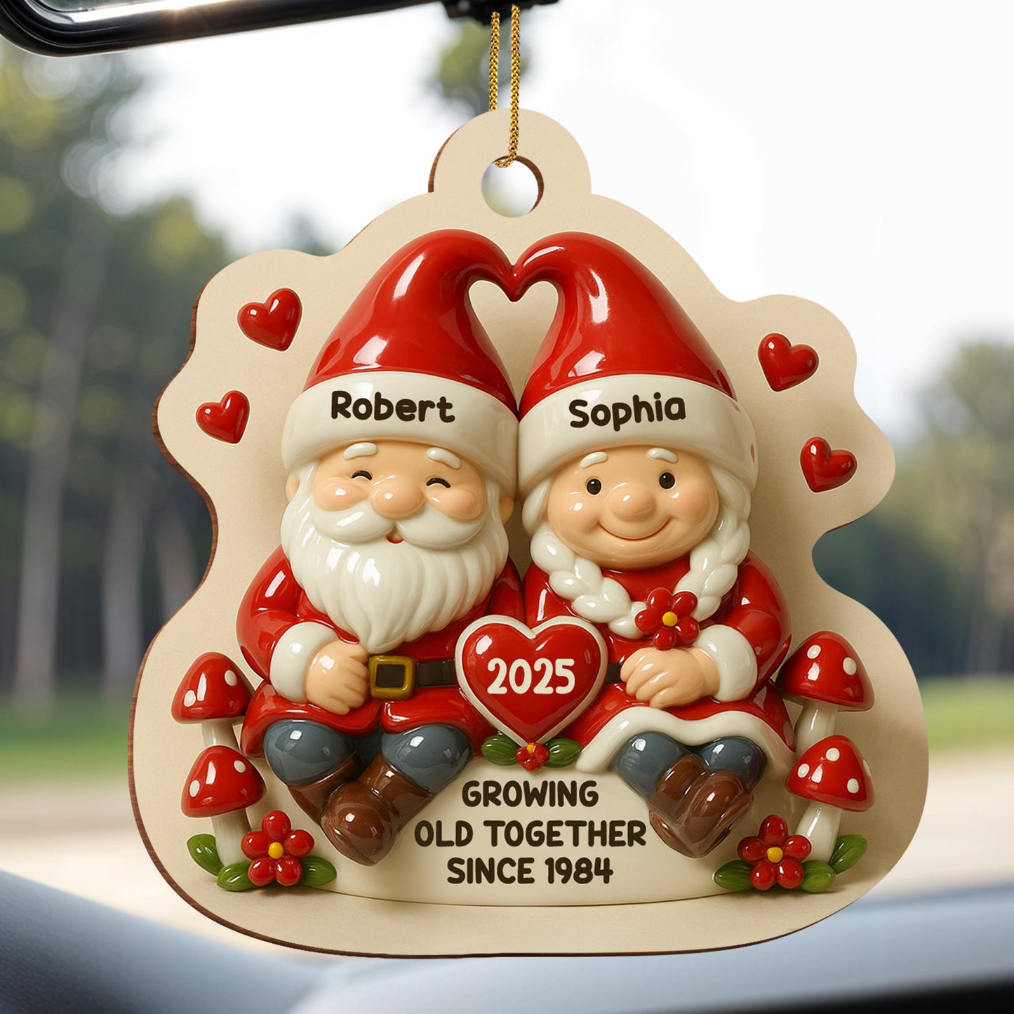 Growing Old Together Since 1984 With Gnomes And Mushrooms