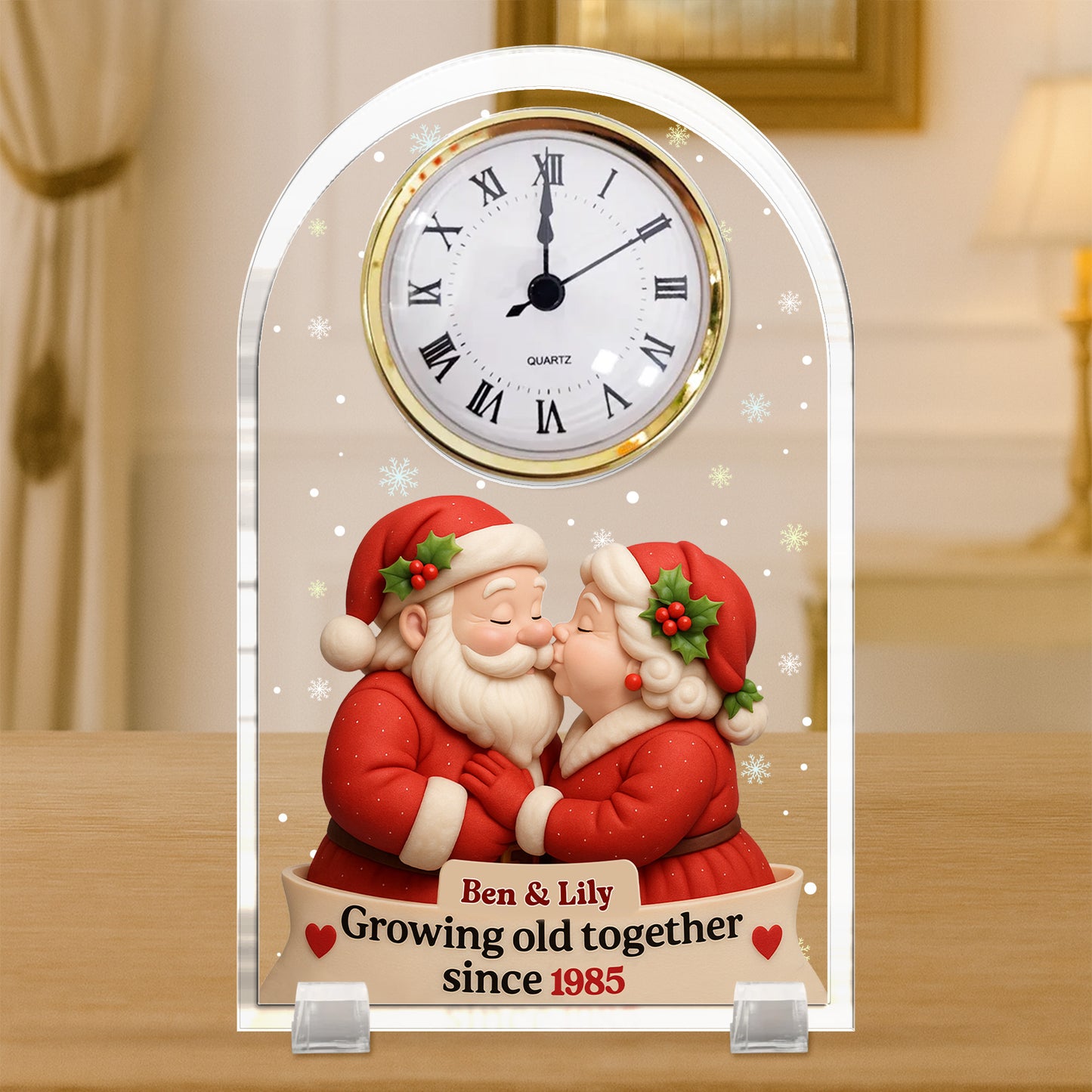 Growing Old Together Santa and Mrs. Claus