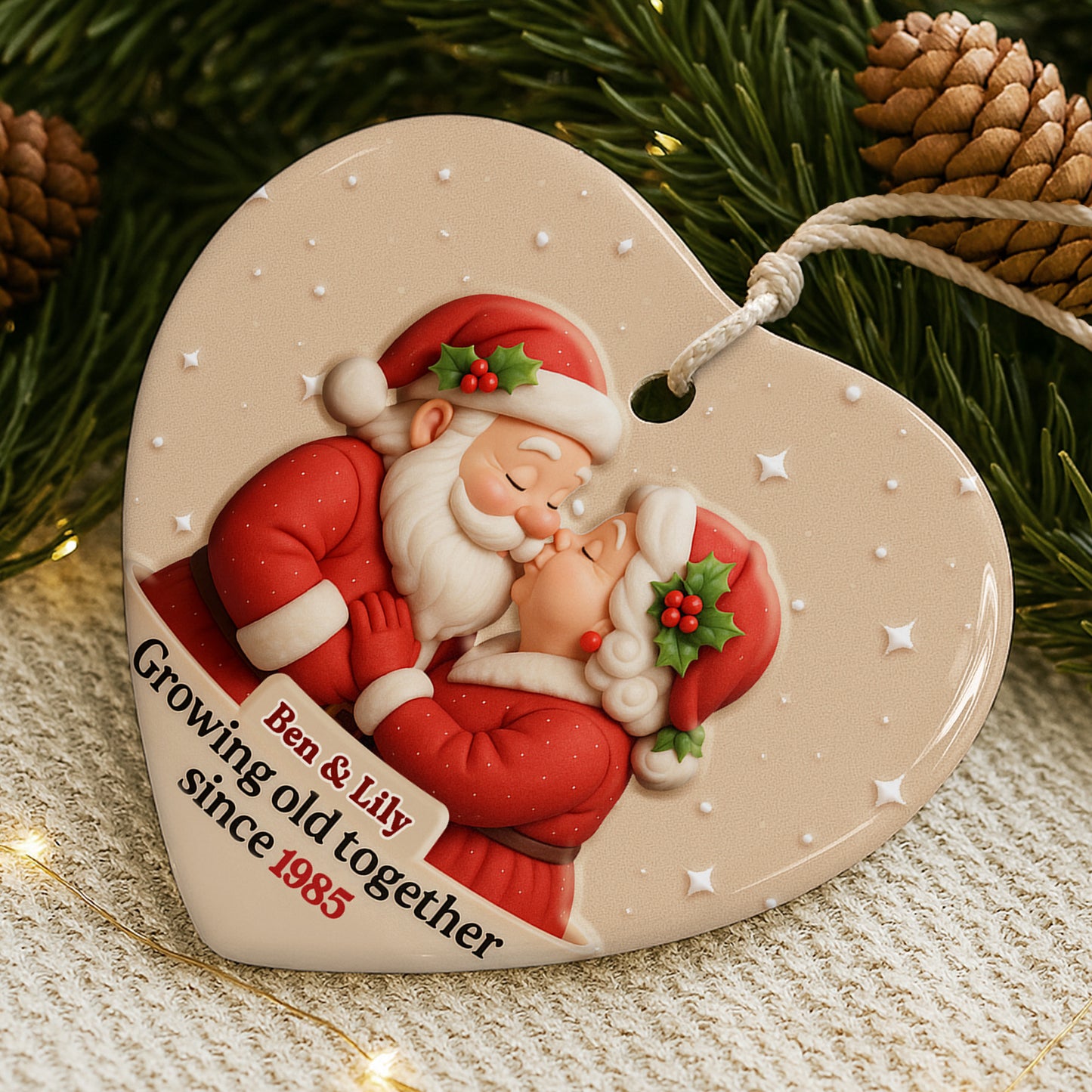 Growing Old Together With Santa And Mrs. Claus