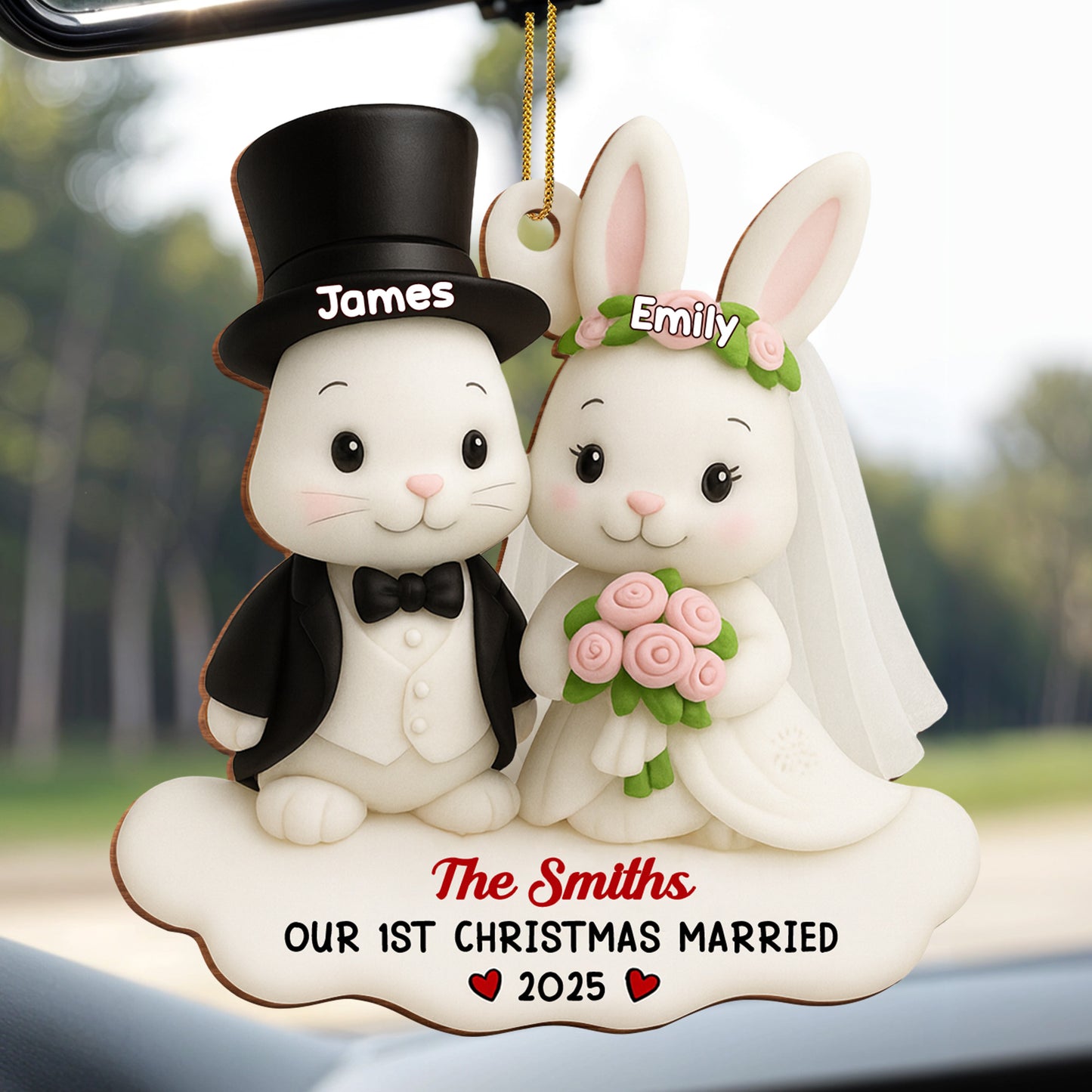 Our 1st Christmas Married Wedding Bunnies