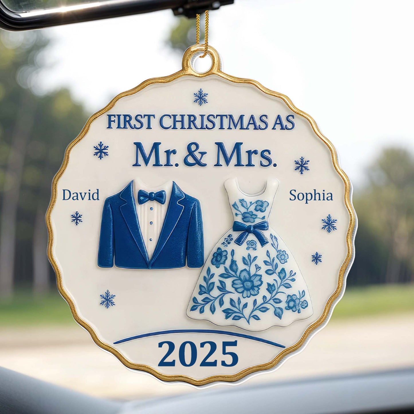 First Christmas As Mr. & Mrs., Suit And Dress Design