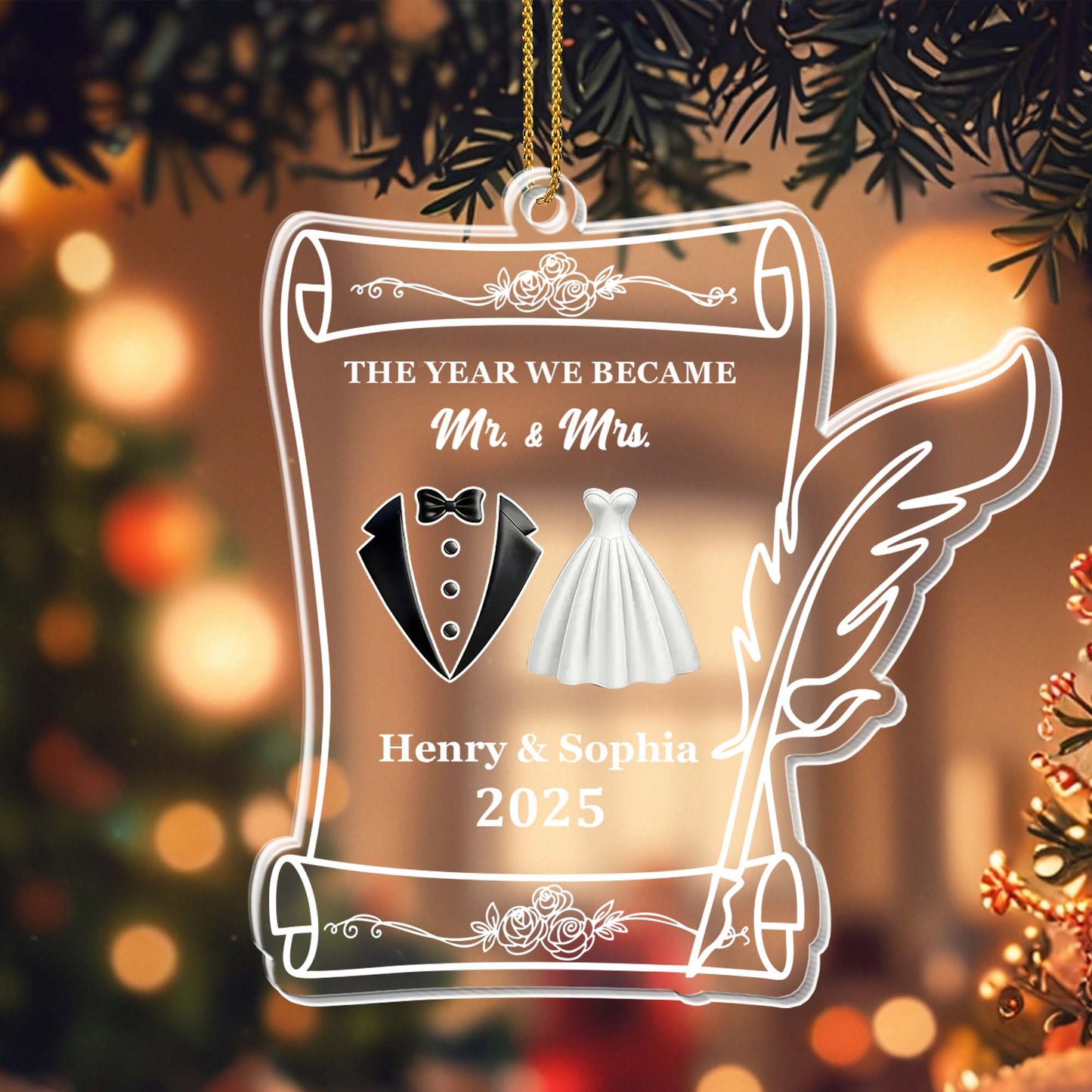 The Year We Became Mr And Mrs, Wings And Wedding Attire