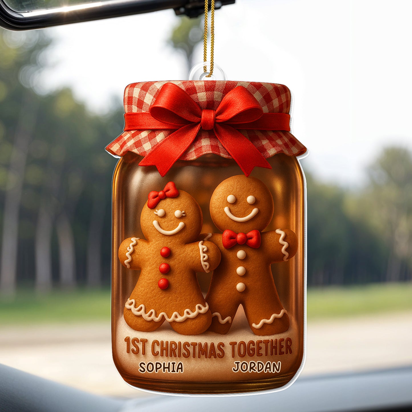 1st Christmas Together Gingerbread Cookies Ornament
