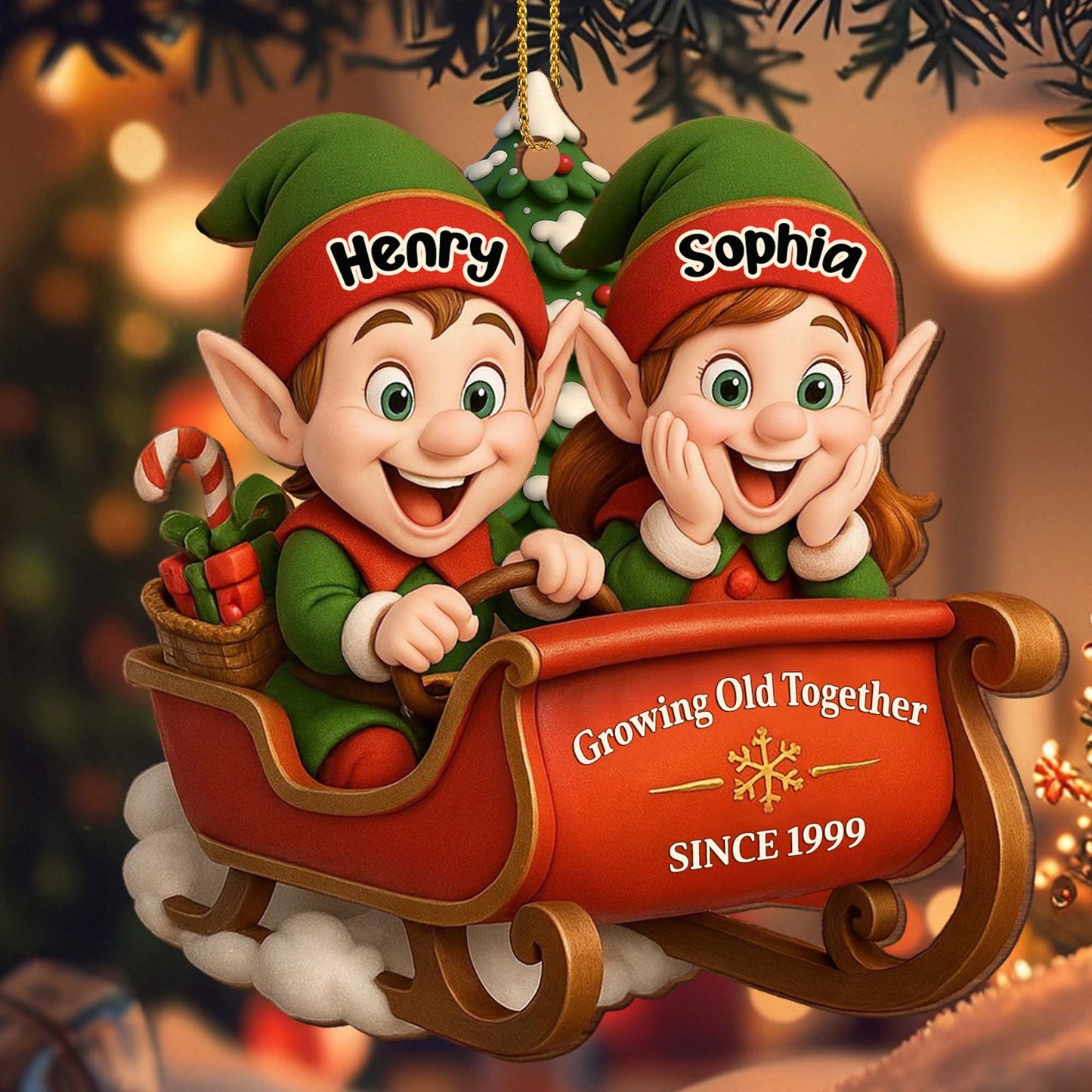 Growing Old Together Sleigh Ride With Elves