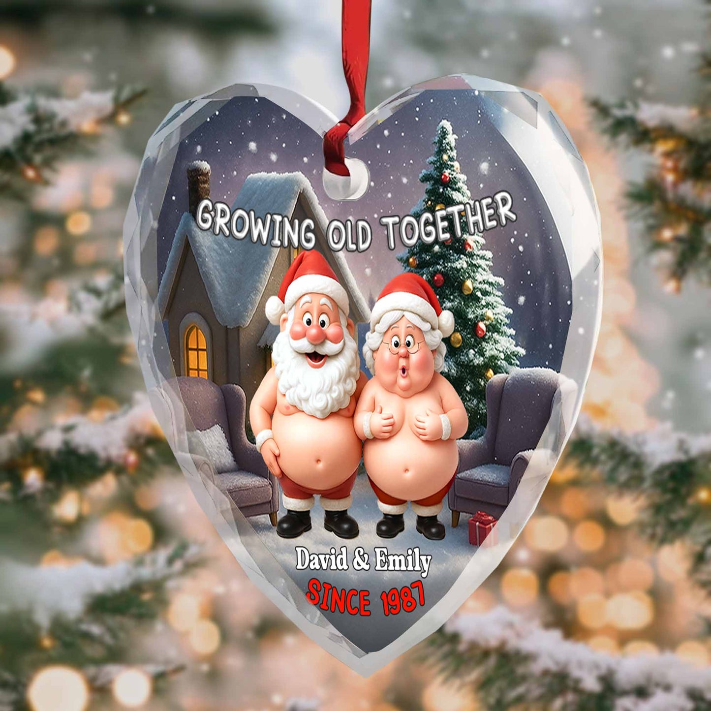 Growing Old Together With Santa And Mrs. Claus