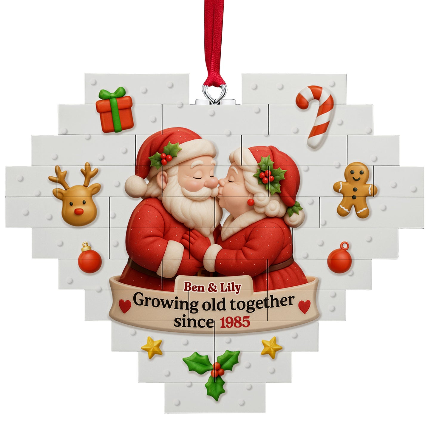 Growing Old Together Since, Santa And Mrs. Claus