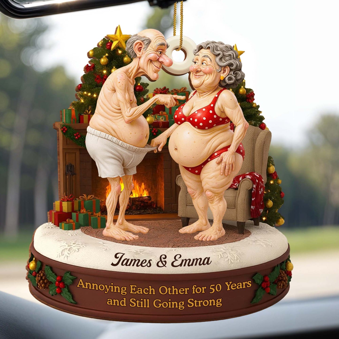 Annoying Each Other for 50 Years With Christmas Decor