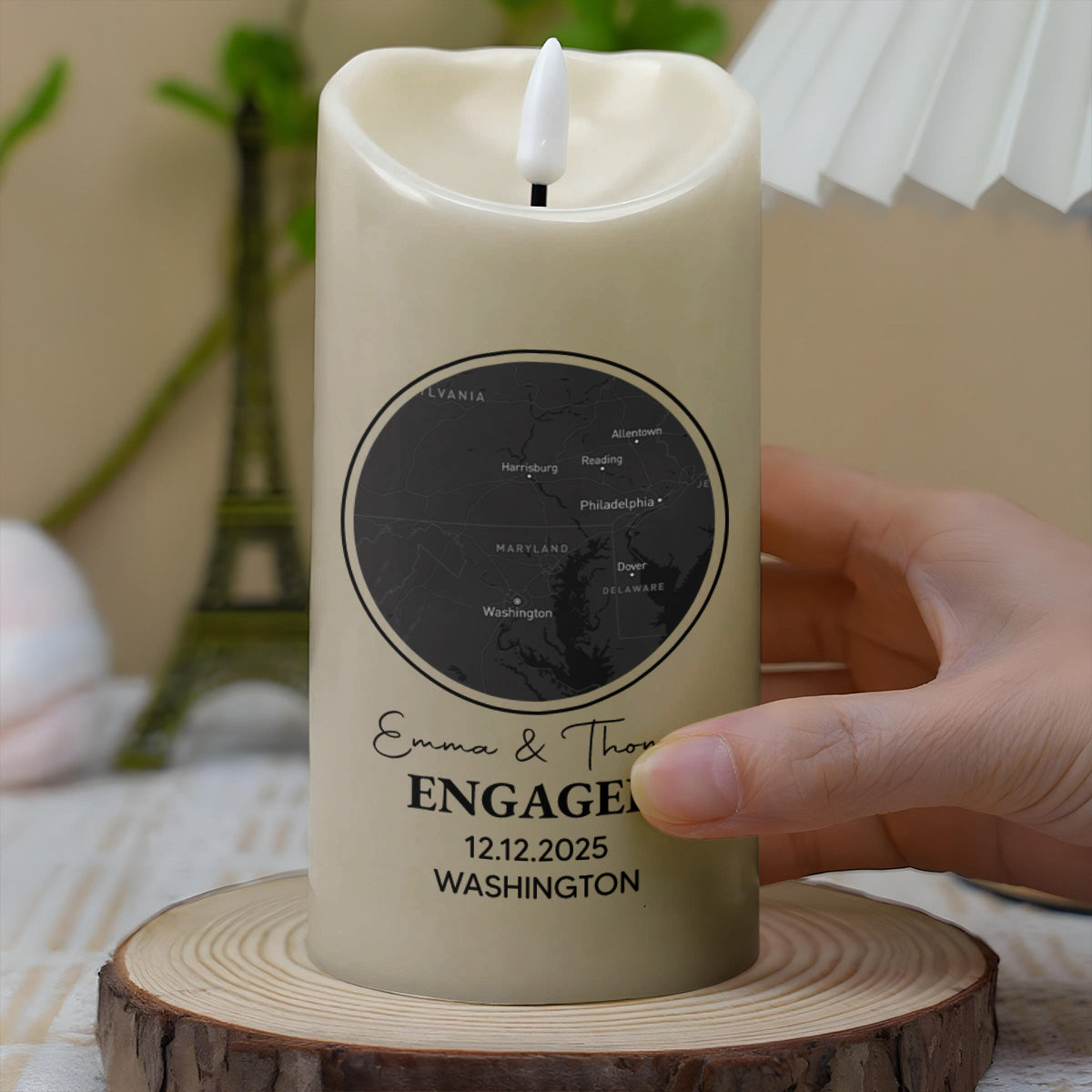 Celebrating Our Engagement With Map And Text