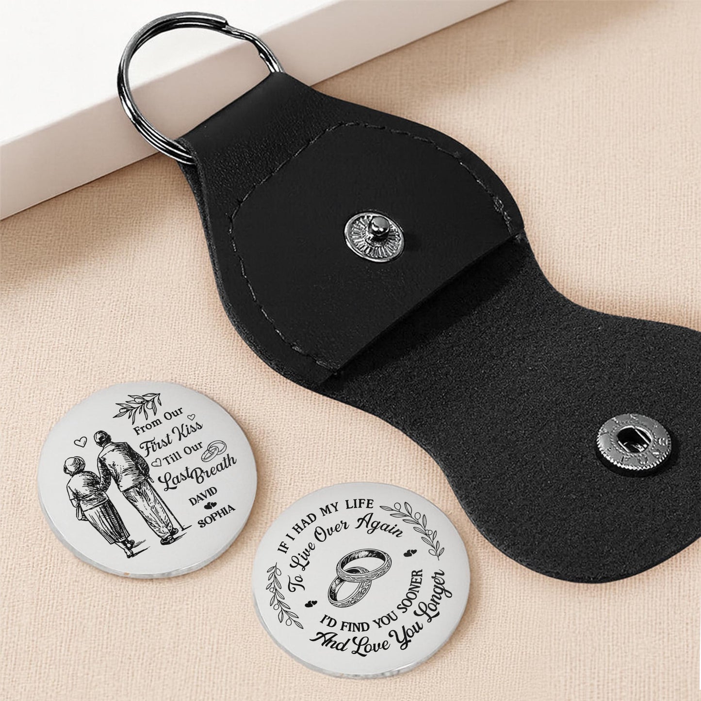 From Our First Kiss Till Our Last Breath, Couple And Rings