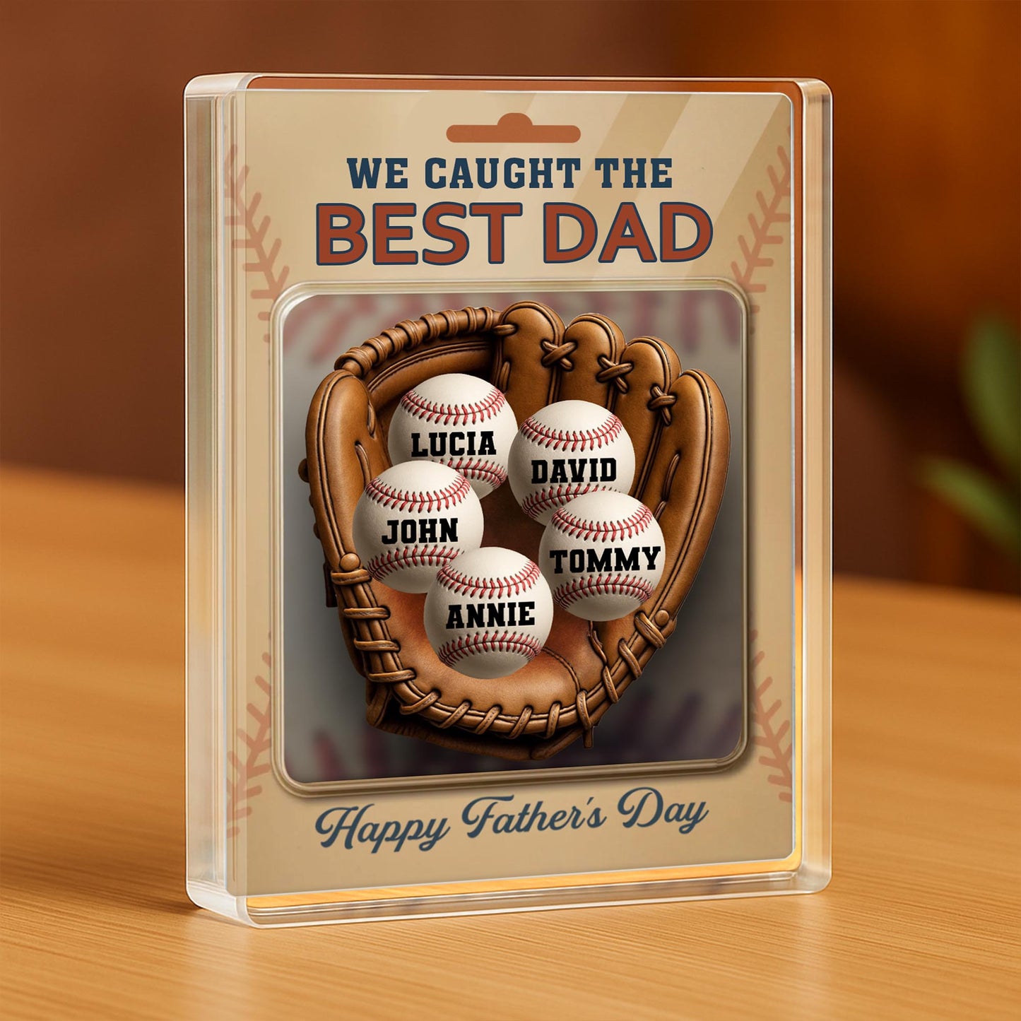 We Caught The Best Dad, Baseball and Baseball Glove