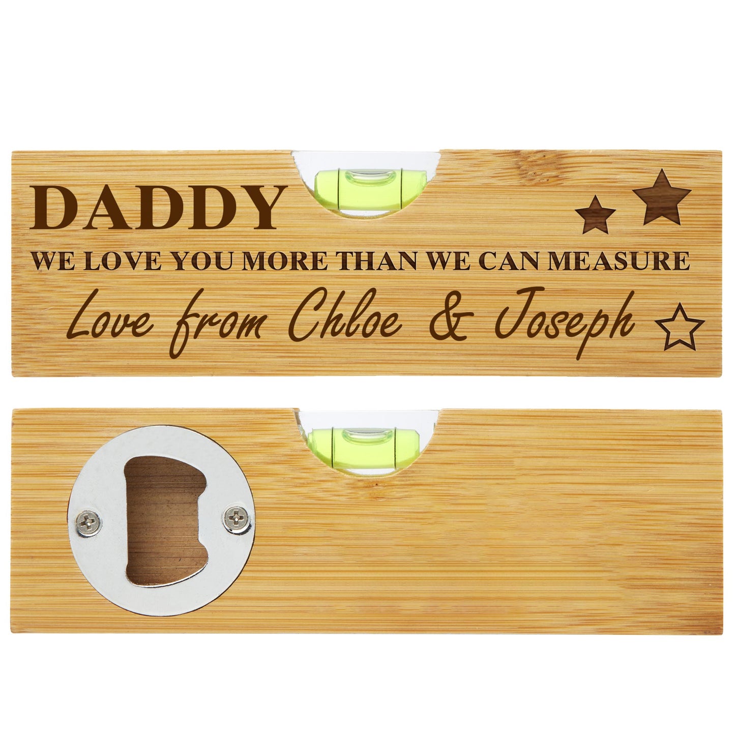 Daddy We Love You More Than We Can Measure, Spirit Level With Stars