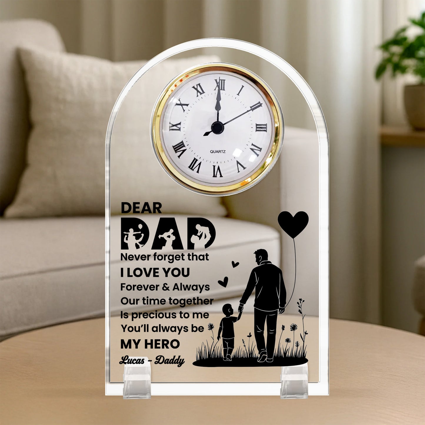 Dear Dad, Never Forget That I Love You, Father and Child