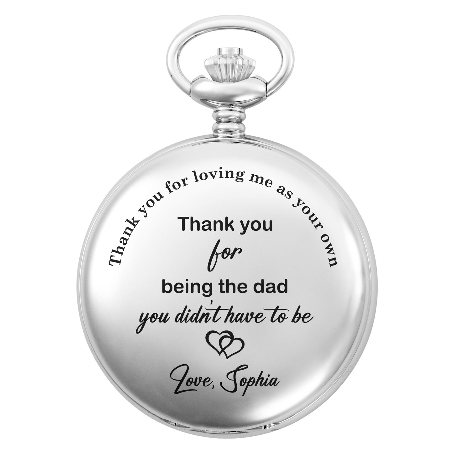 Thank You For Being The Dad You Didn't Have To Be, Hearts Design