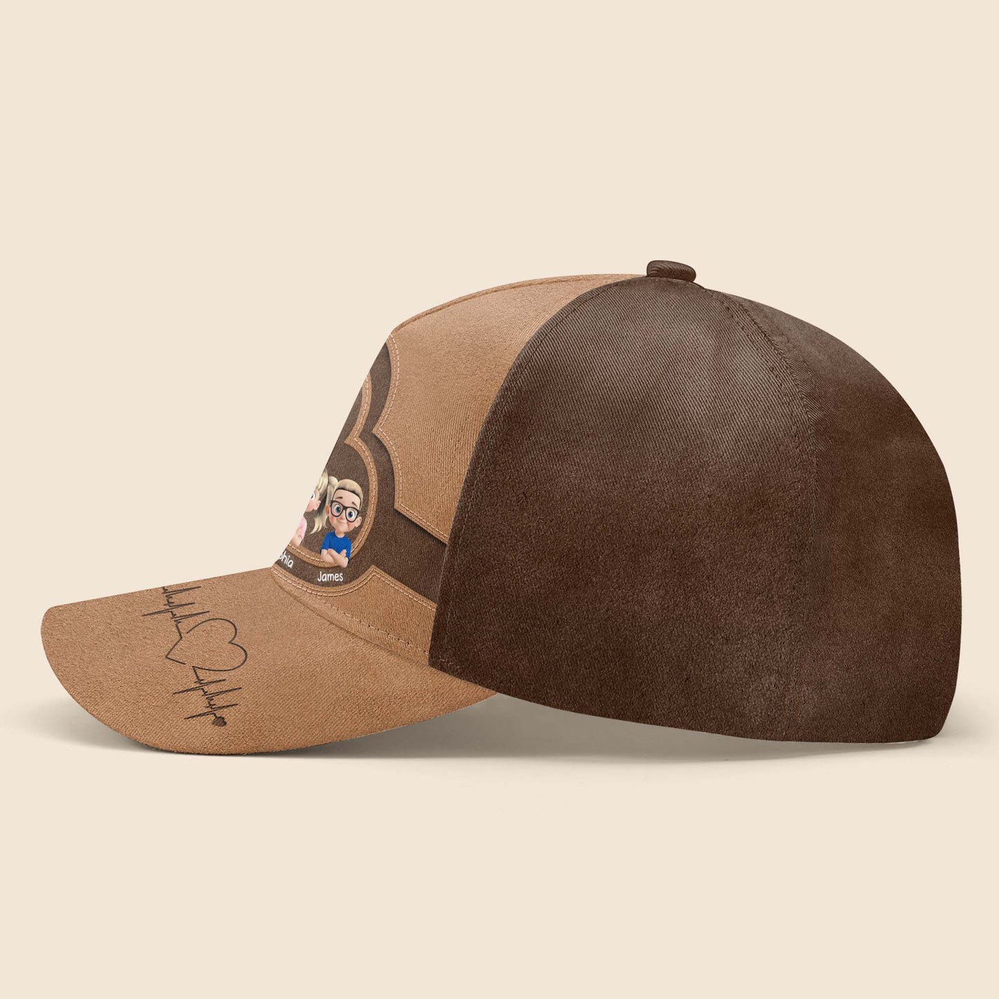 Best Dad Ever, Heartbeat and Customizable Family Portraits