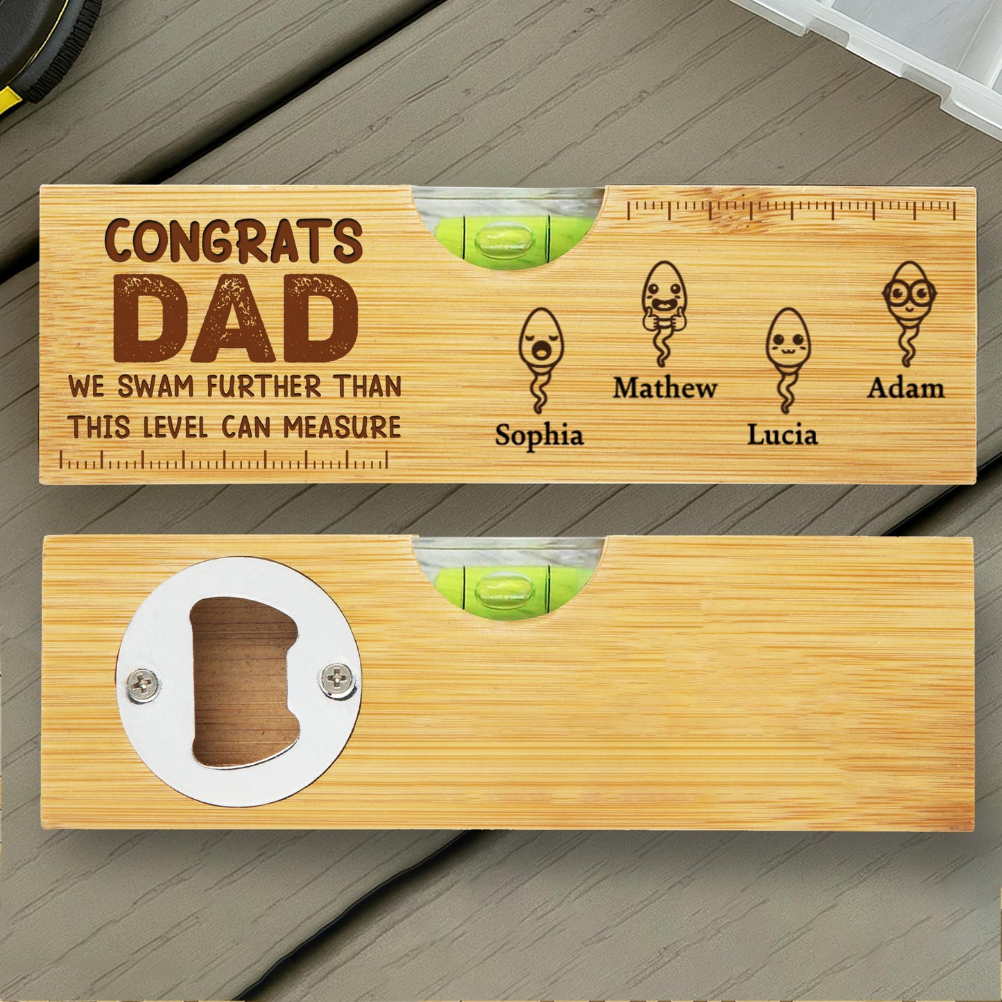CONGRATS DAD We Swam Further Than This Level Can Measure, Sperm Icons