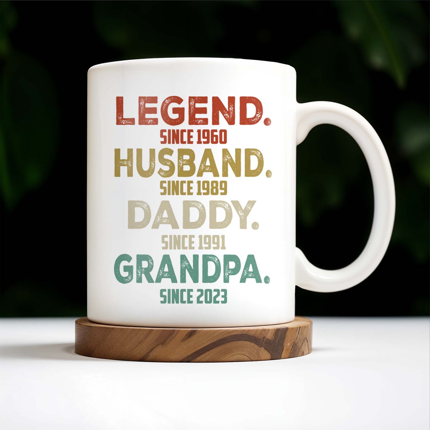 Legend Husband Daddy Grandpa Tribute Mug