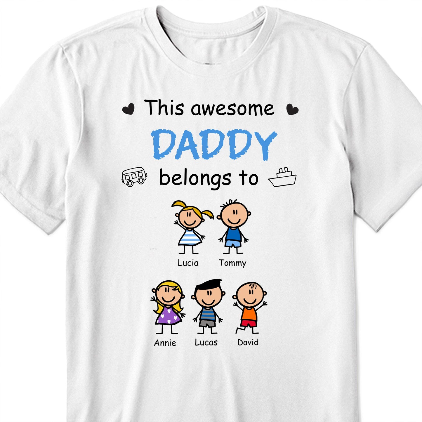This Awesome Daddy Belongs To, Hearts and Children
