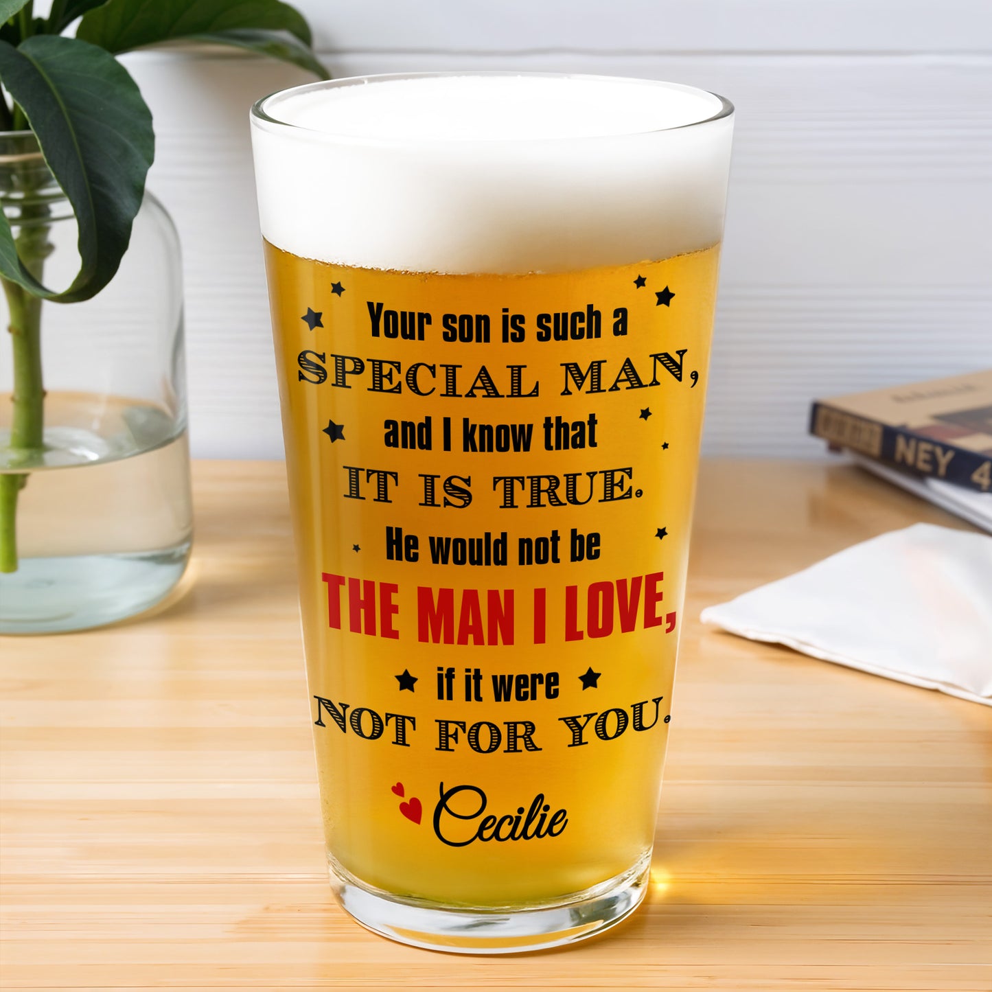 Your Son Is Such A Special Man, And I Know That It Is True, Text And Heart