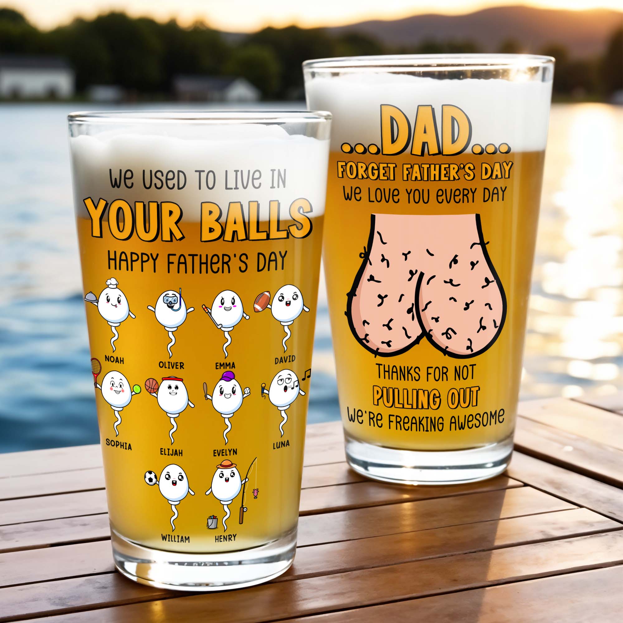 We Used To Live In Your Balls Happy Father s Day Sperm Characters And We Used To Live In Your Balls Happy Father s Day Sperm Characters And