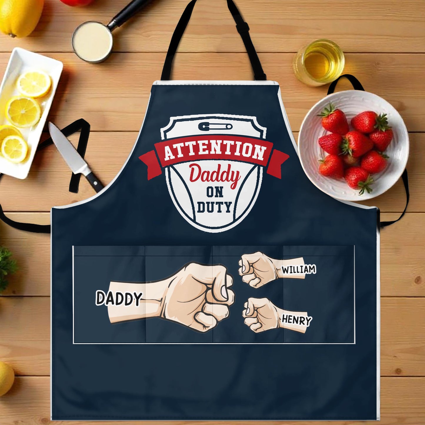 Attention Daddy On Duty, Fist Bump