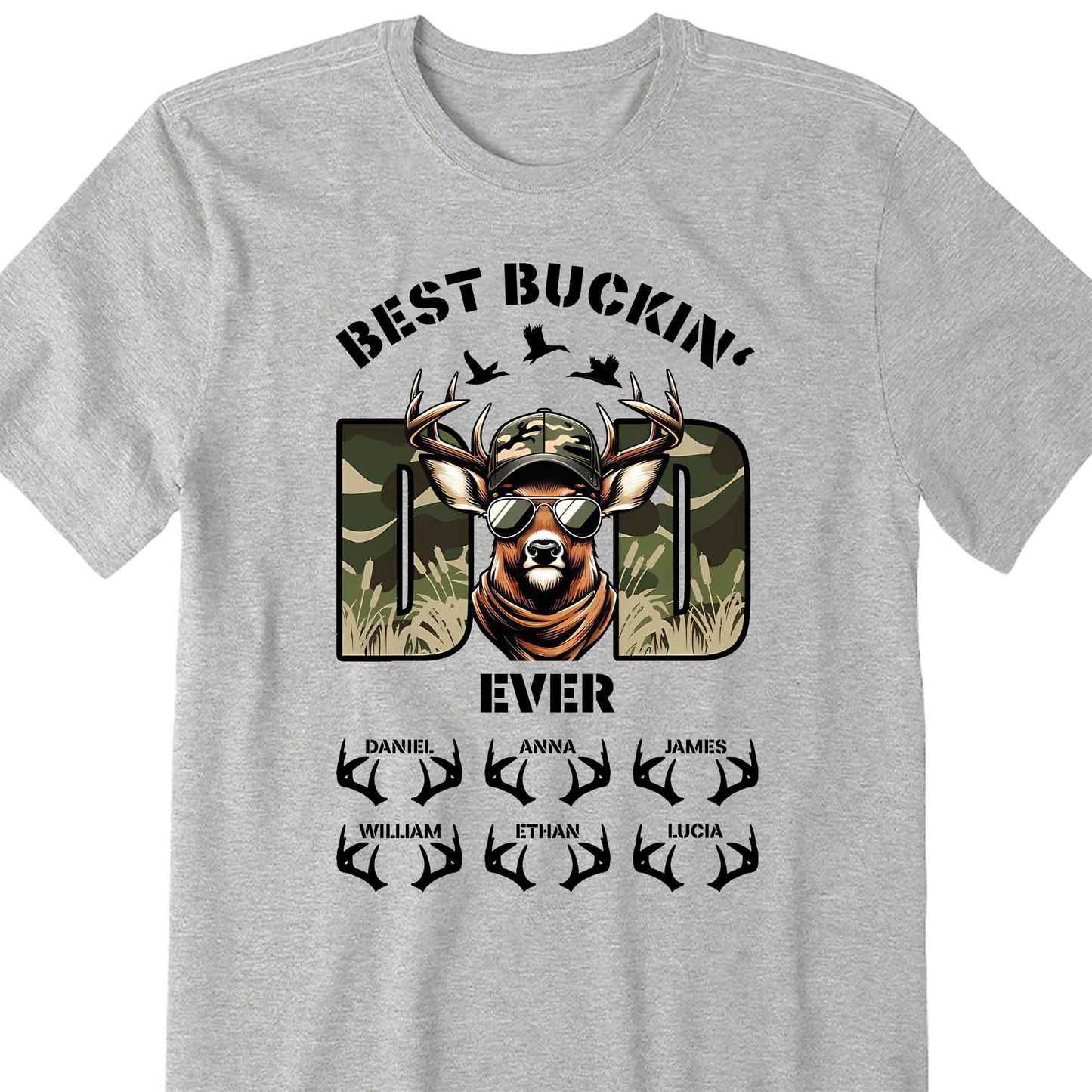 Best Buckin' Ever, Deer With Sunglasses And Antlers