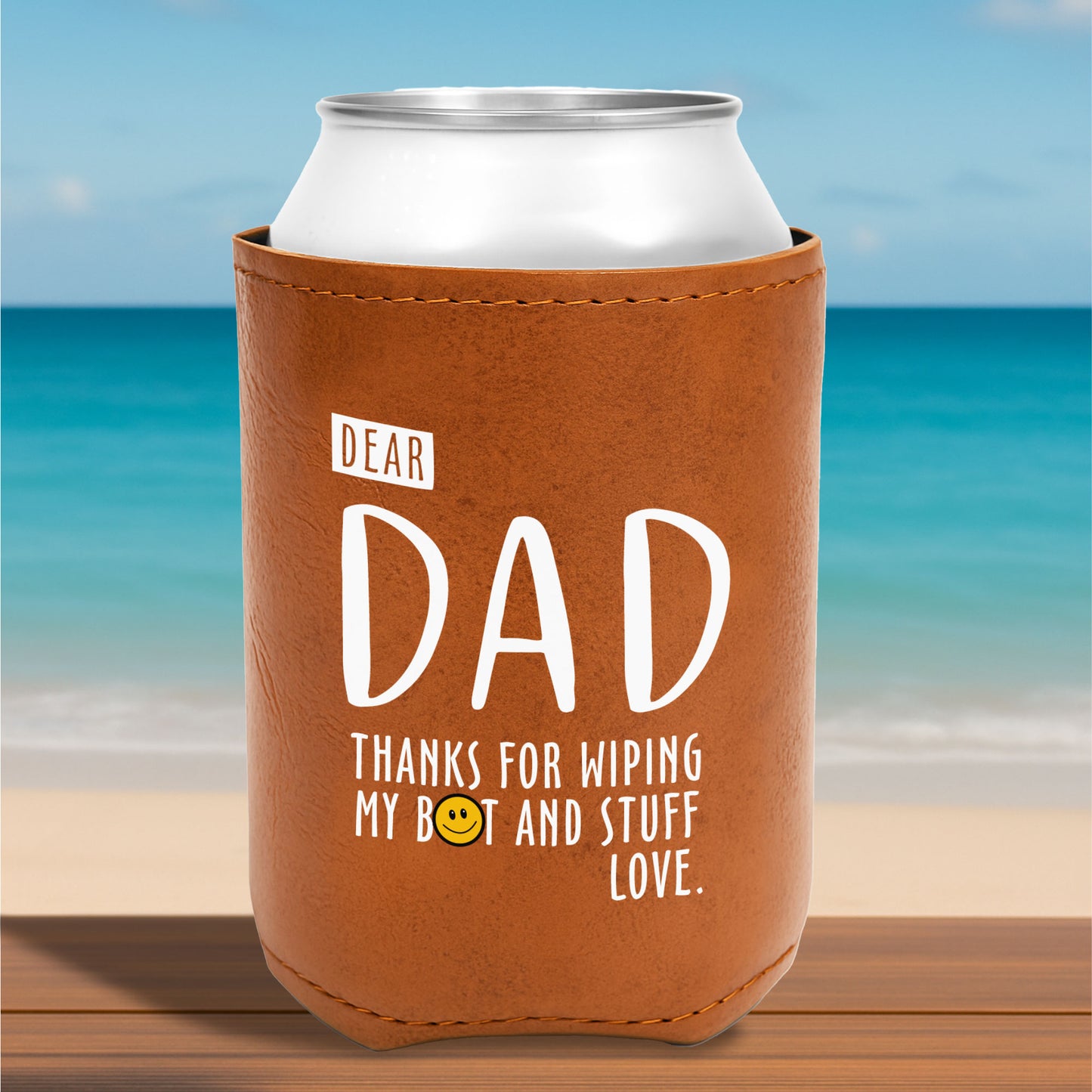 Dear Dad, Thanks For Wiping, Baby And Heart Design