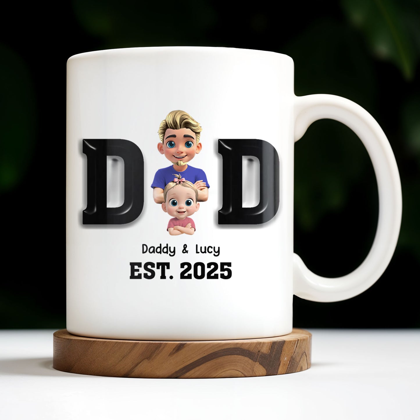 Daddy & Lucy EST. 2025, Cartoon Characters