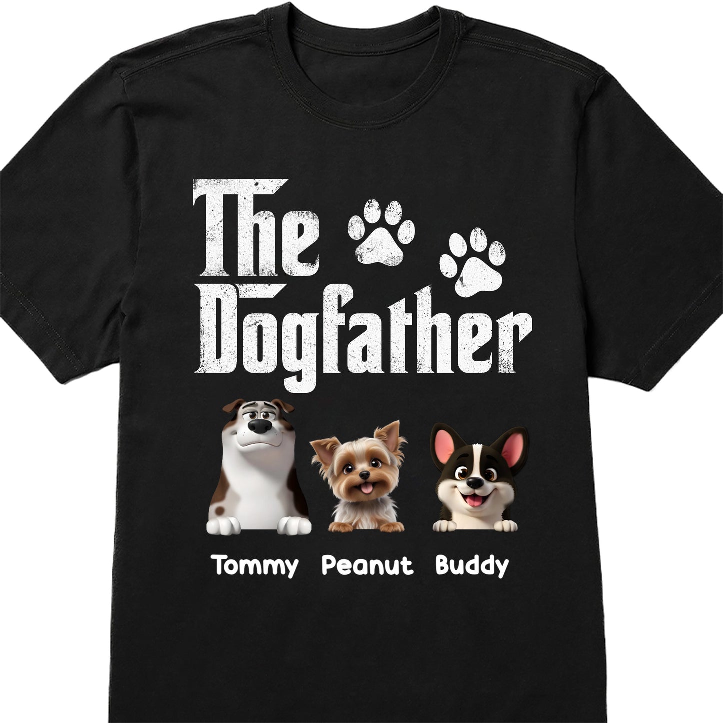 The Dogfather, Text and Dogs