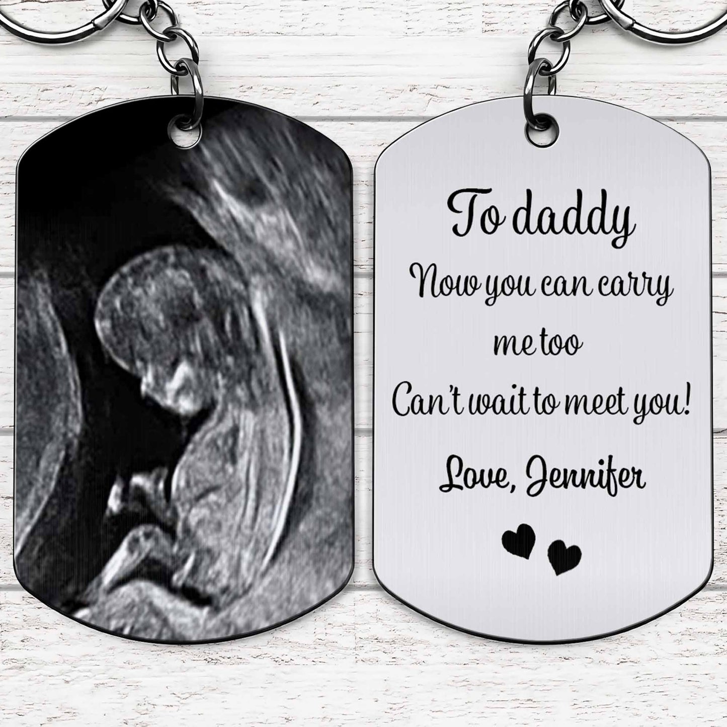 To Daddy Now You Can Carry Me Too, Ultrasound Image And Heart