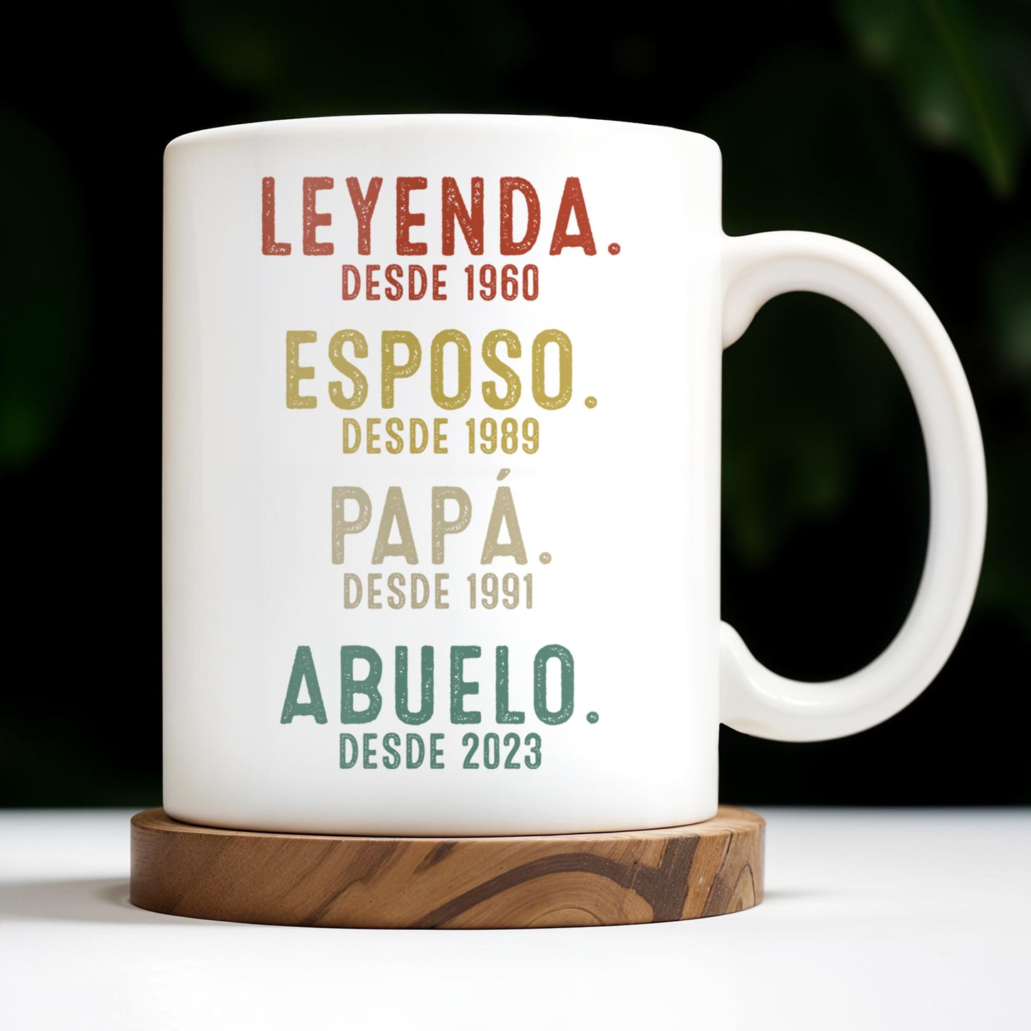 Leyenda, Esposo, Papá, Abuelo Custom Gift Mug