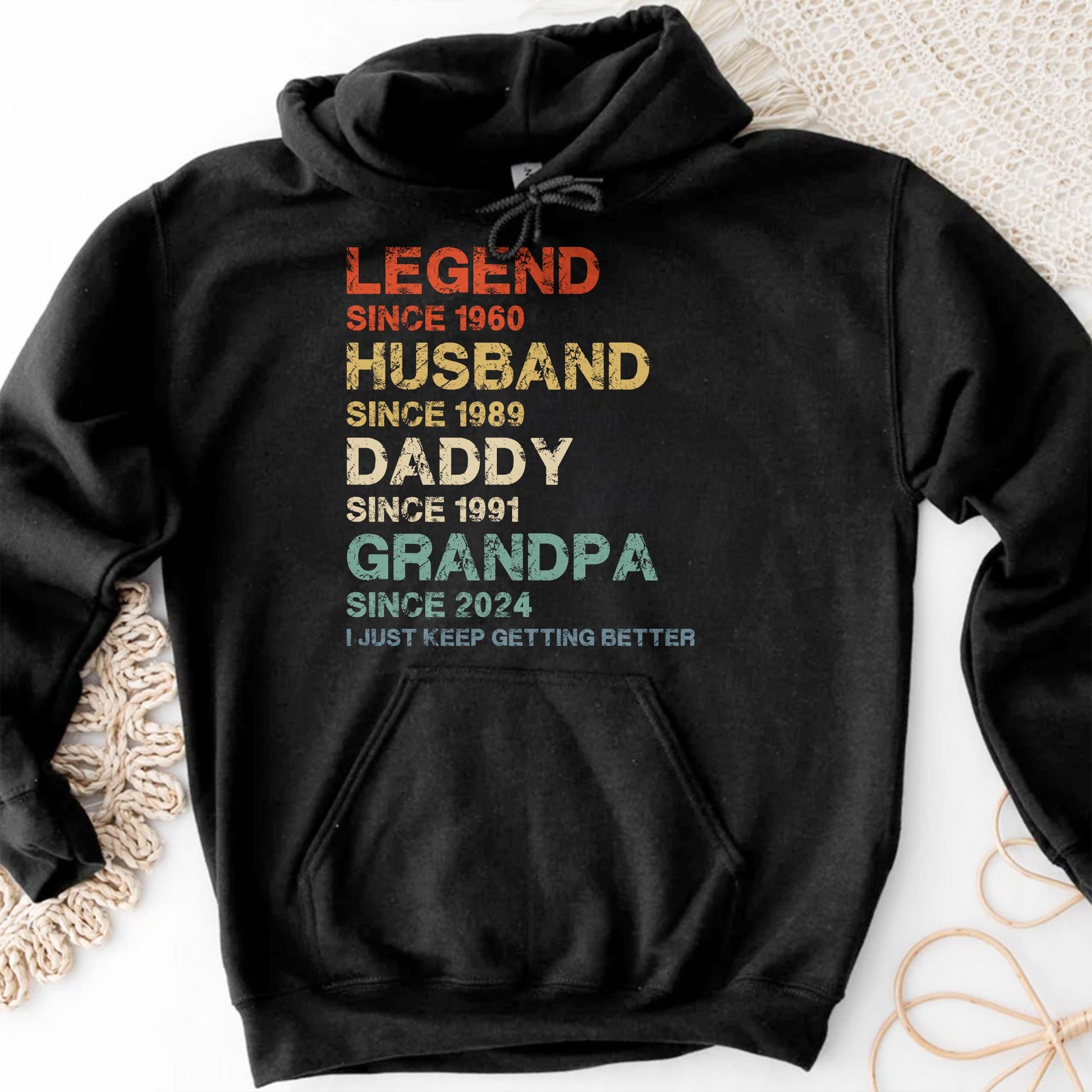 Legend Husband Daddy Grandpa Custom Year T-Shirt