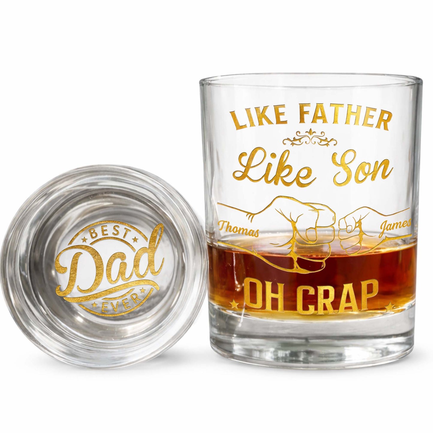 Like Father Like Son Oh Crap Best Dad Ever Fist Bump