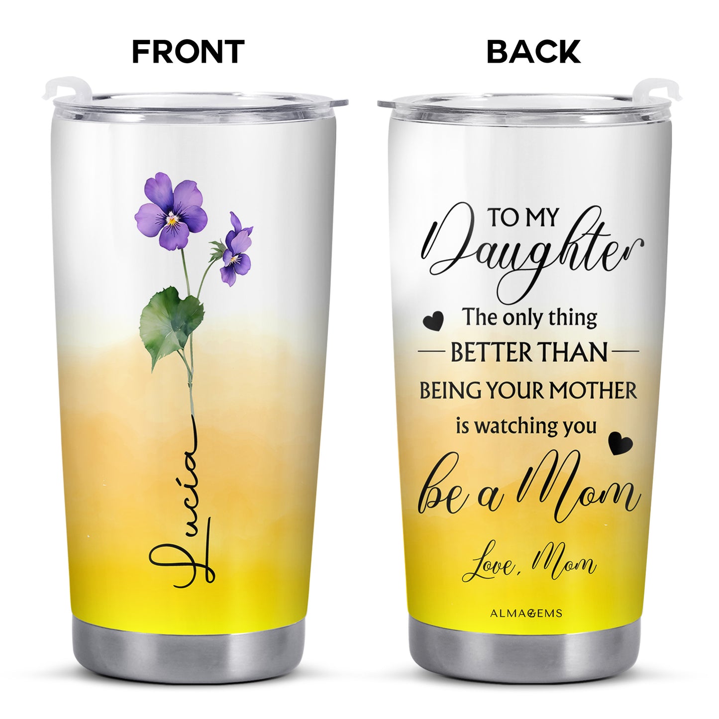 Better Than Being Your Mother, Flowers Tumbler