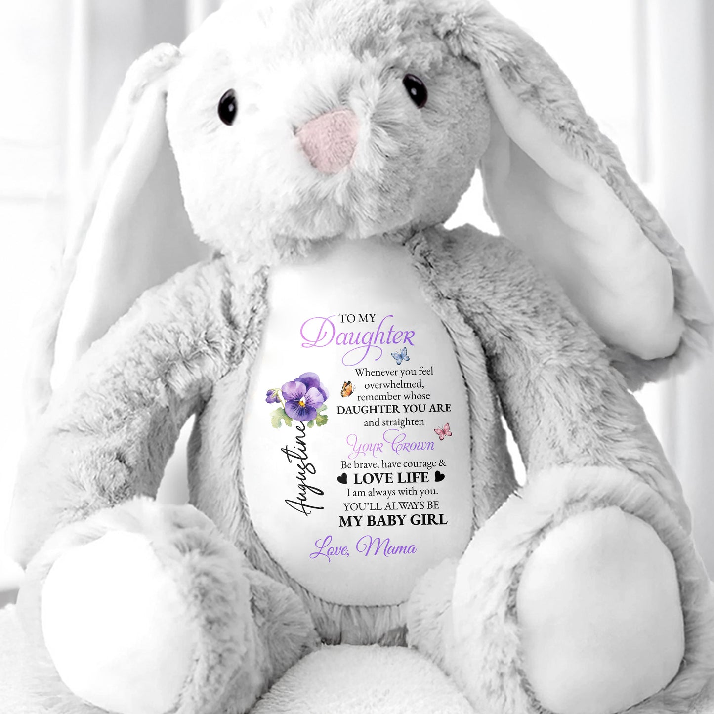 To My Daughter, Whenever You Feel Overwhelmed, Flowers and Crown