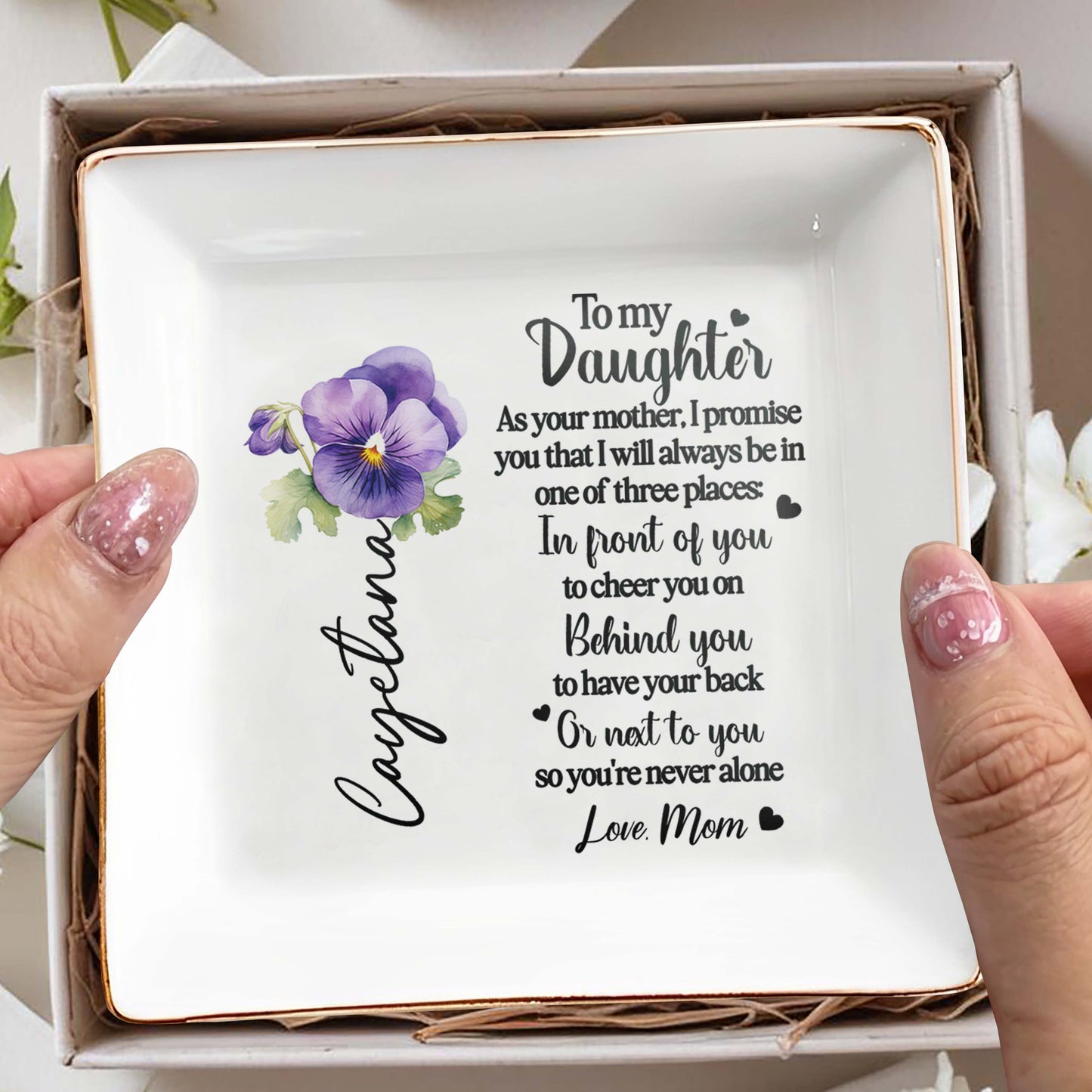Pansy Flower Promise To Daughter From Mom